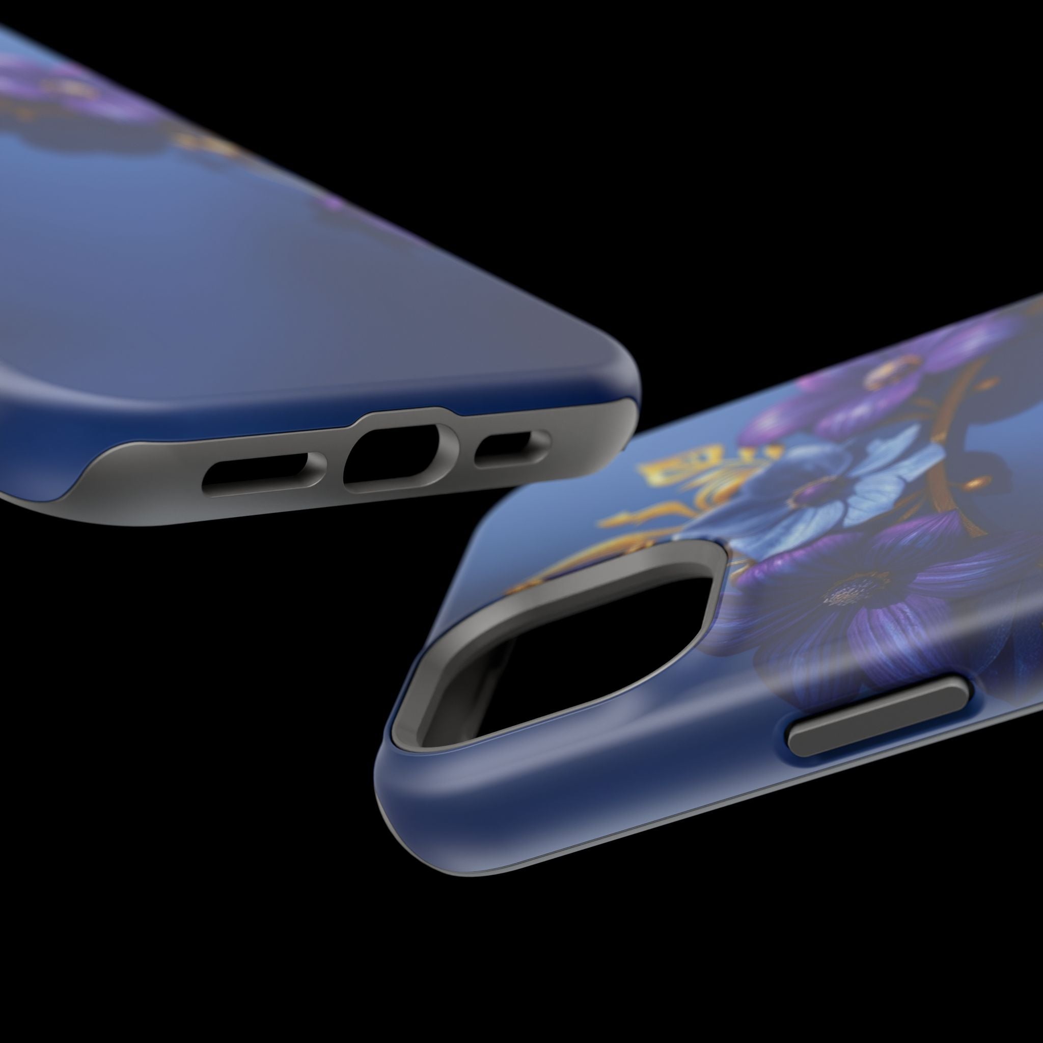 iPhone Vibrant Floral Crown Design 14 Slim Everyday Designer Case · iPhone Case