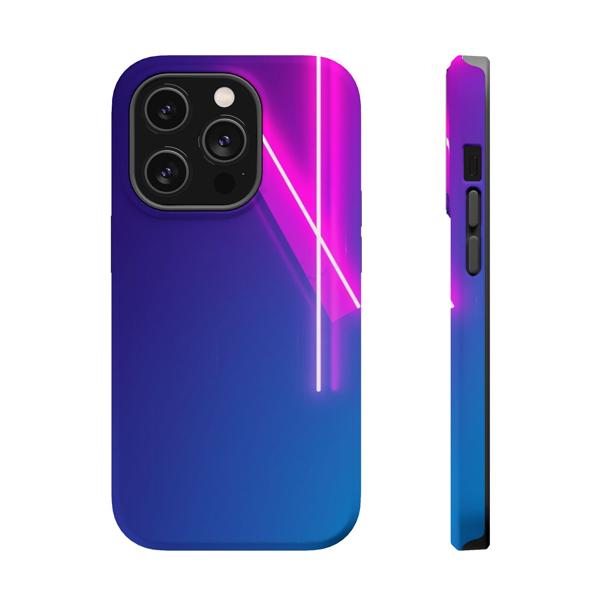 iPhone 1990s Geometric Neon Electric Art Slim Everyday Designer Case · iPhone Ca