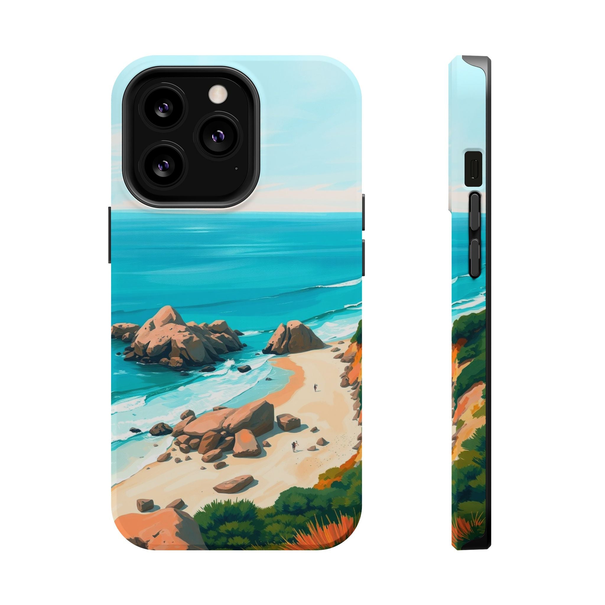 iPhone Pebble Beach Cinematic Art Bold Modern Everyday Snap Case · iPhone Case
