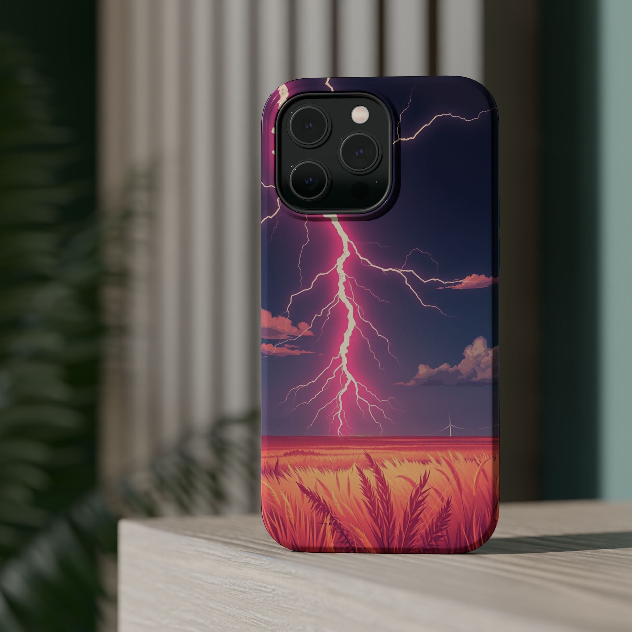 iPhone Rose Pink And Cream Prairie Lightning Slim iPhone Everyday · iPhone Case