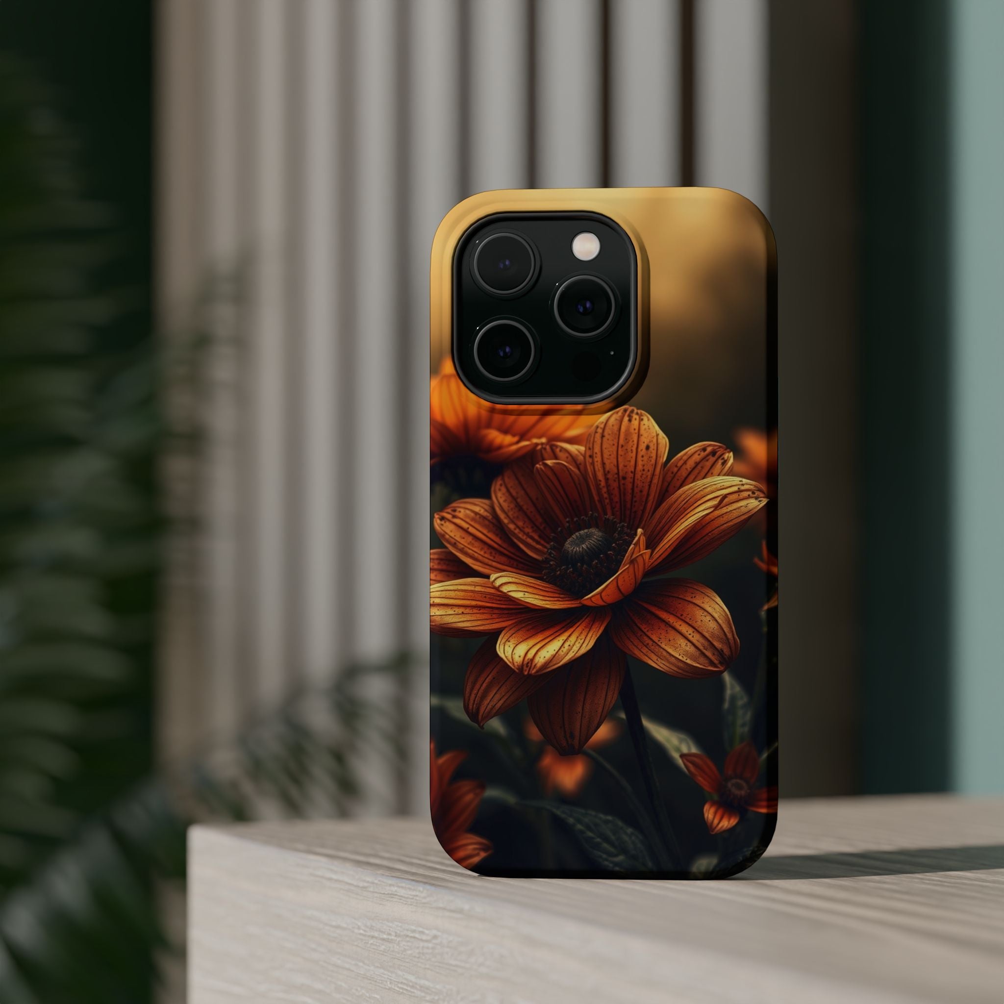 iPhone Radiant Floral Ombre Design Bold Modern Everyday Snap Case · iPhone Case