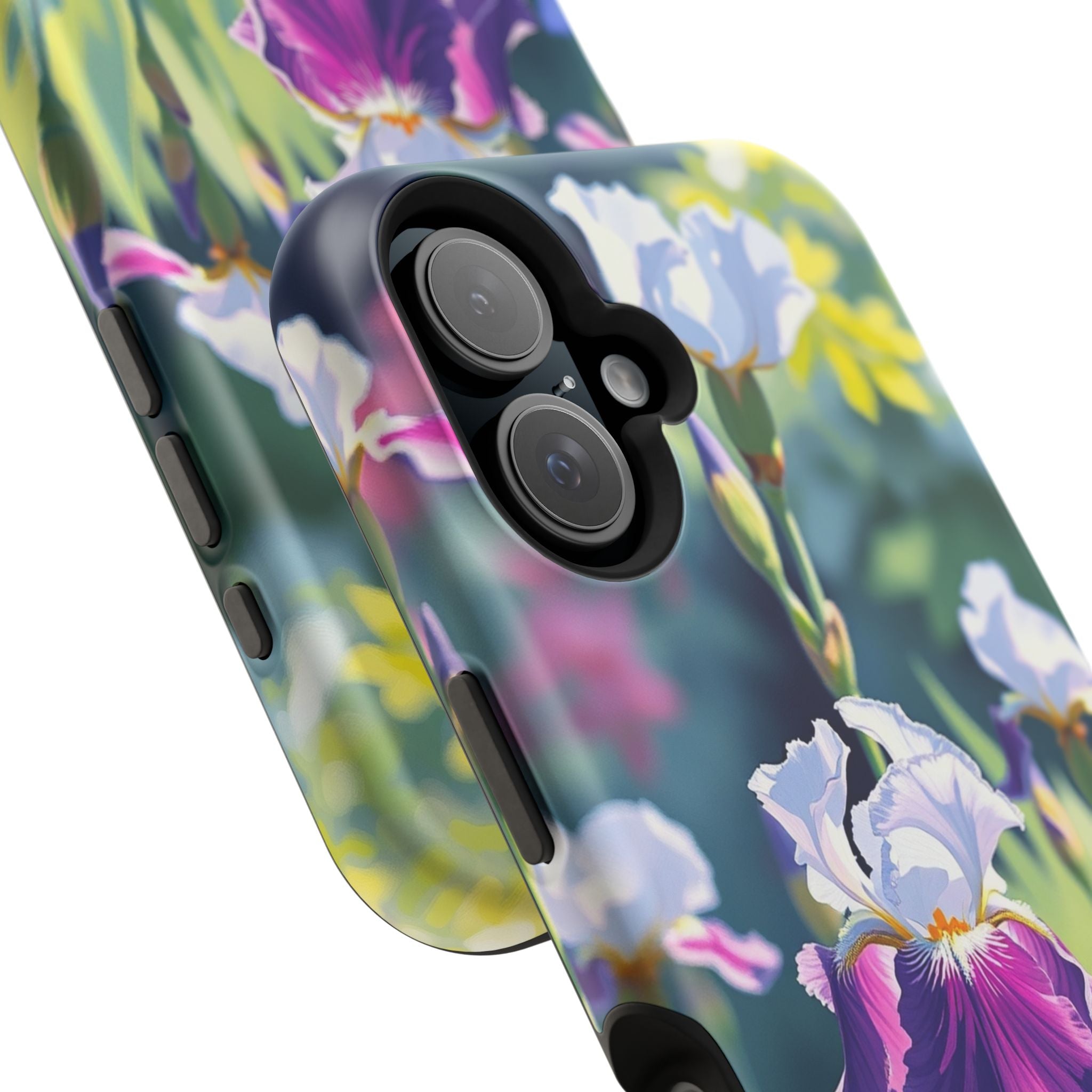 iPhone Vibrant Iris Garden Design Bold Modern Everyday Snap Case · iPhone Case