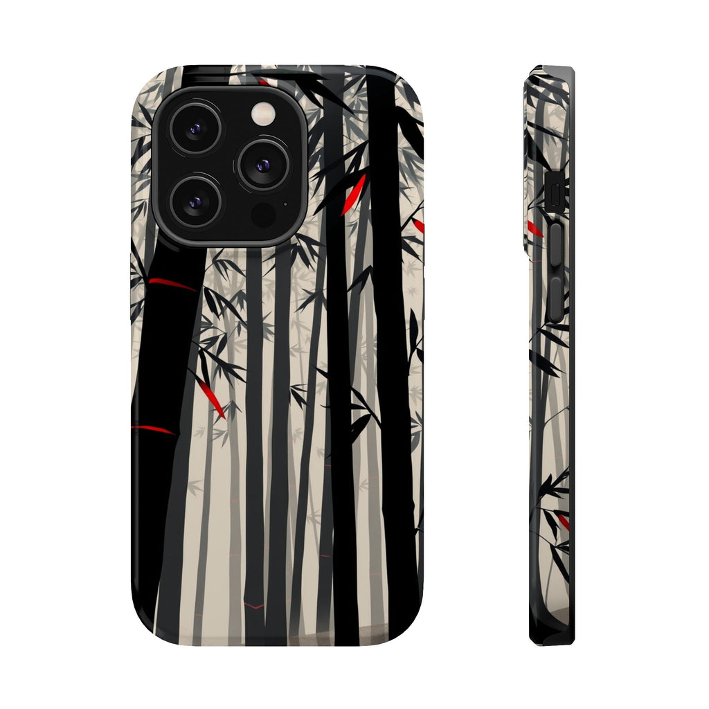 iPhone Bamboo Grove Abstract Geometric Slim Everyday Designer Case · iPhone Case