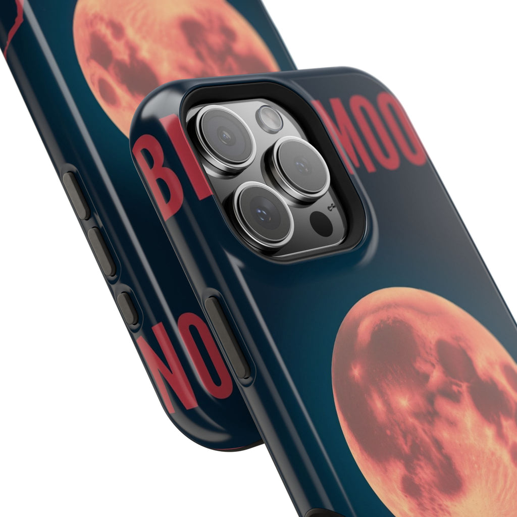 iPhone Blood Moon Rise Vintage Retro Poster Slim Everyday Designer Case · iPhone