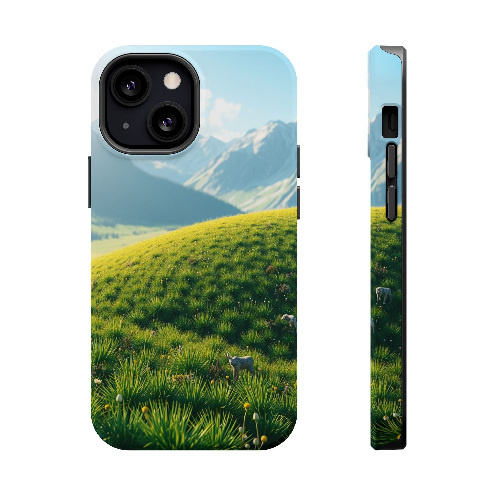 iPhone Vibrant Alpine Meadow Design Slim Everyday Designer Case · iPhone Case
