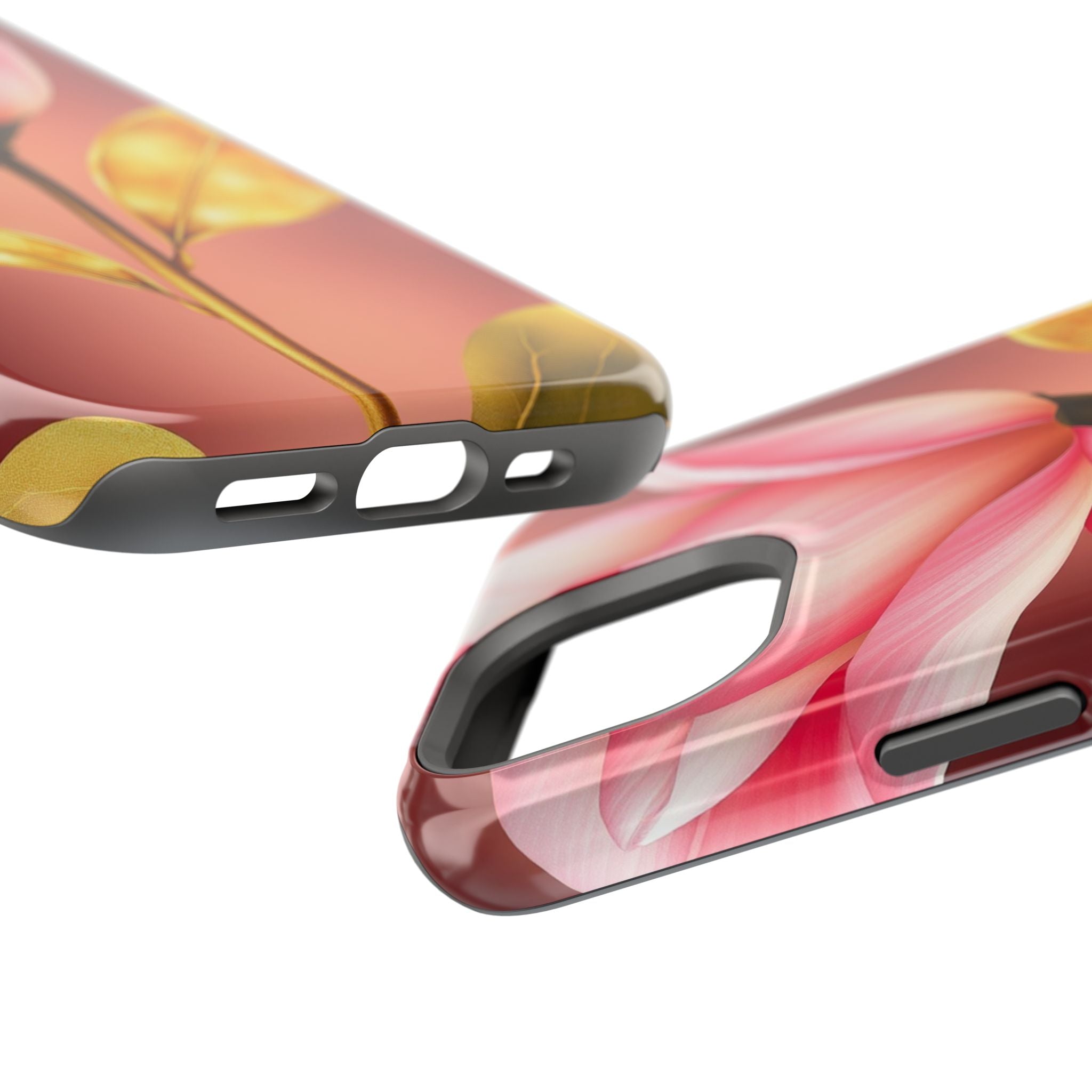 iPhone Dreamy Bloom and Leaf Design 14 Slim Everyday Designer Case · iPhone Case