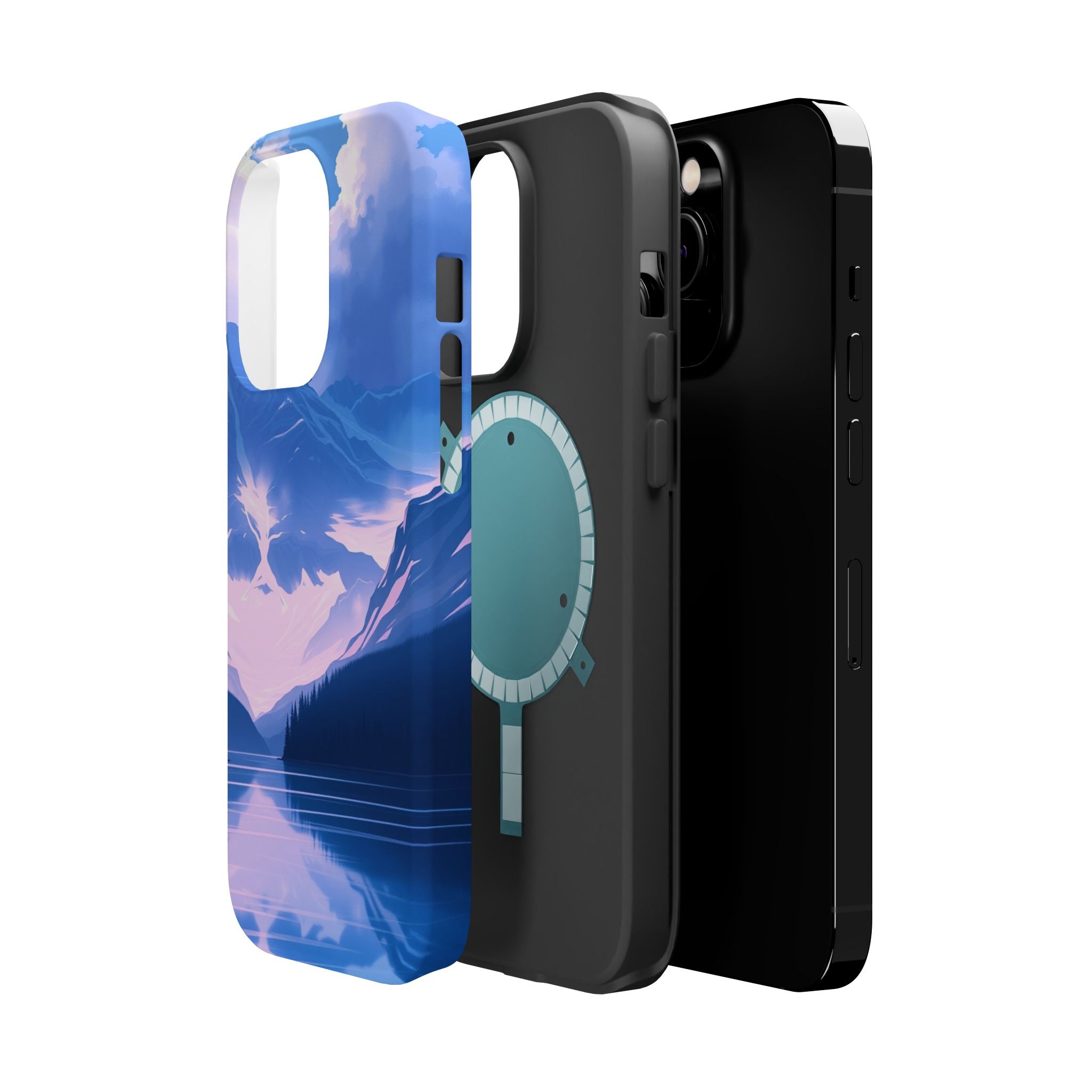 iPhone Glacier Lake Dreamy Ethereal Slim Everyday Designer Case · iPhone Case
