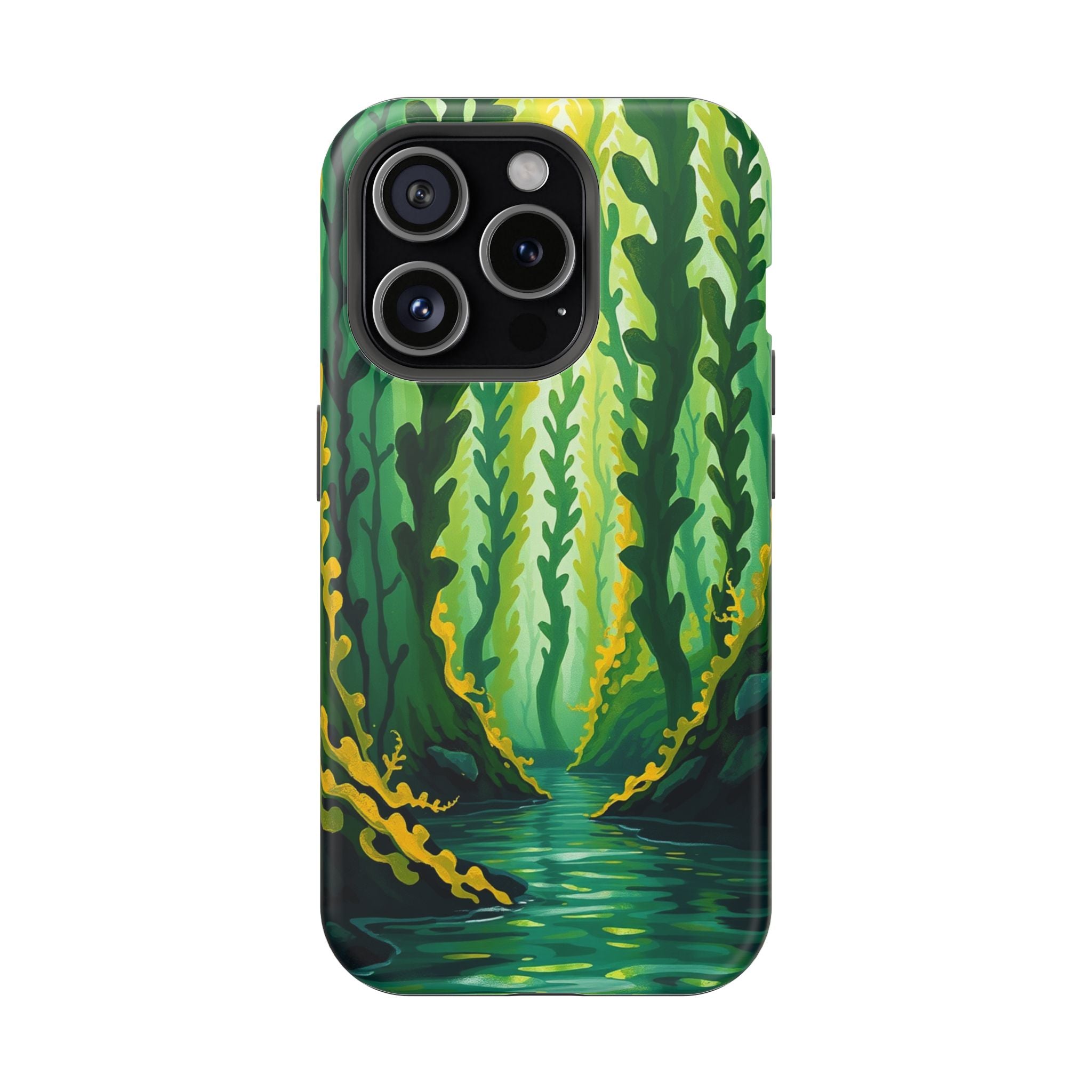 iPhone Kelp Forest Oil Painting Impressionist Slim iPhone Everyday · iPhone Case