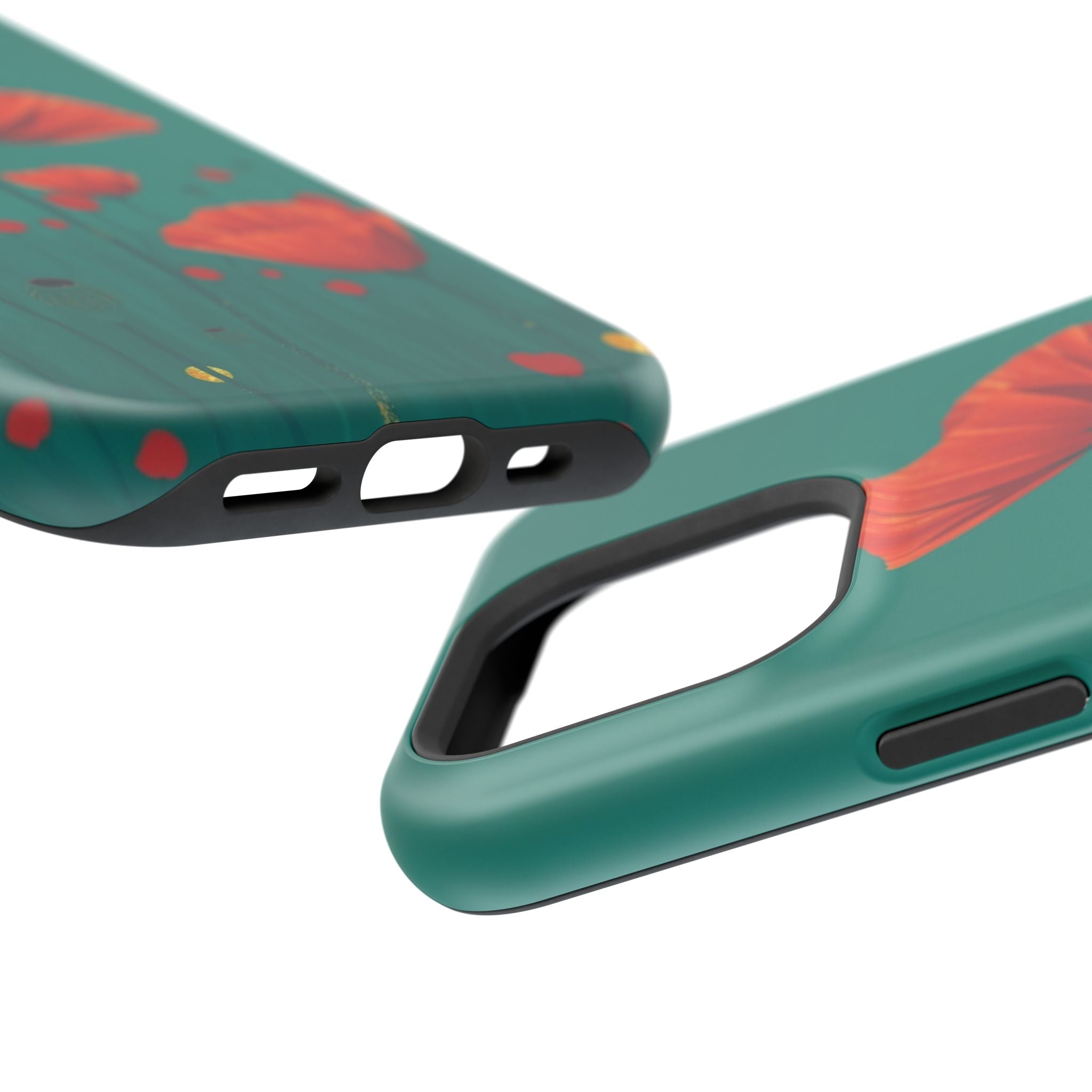 iPhone Earthy Poppy Field Design Bold Modern Everyday Snap Case · iPhone Case
