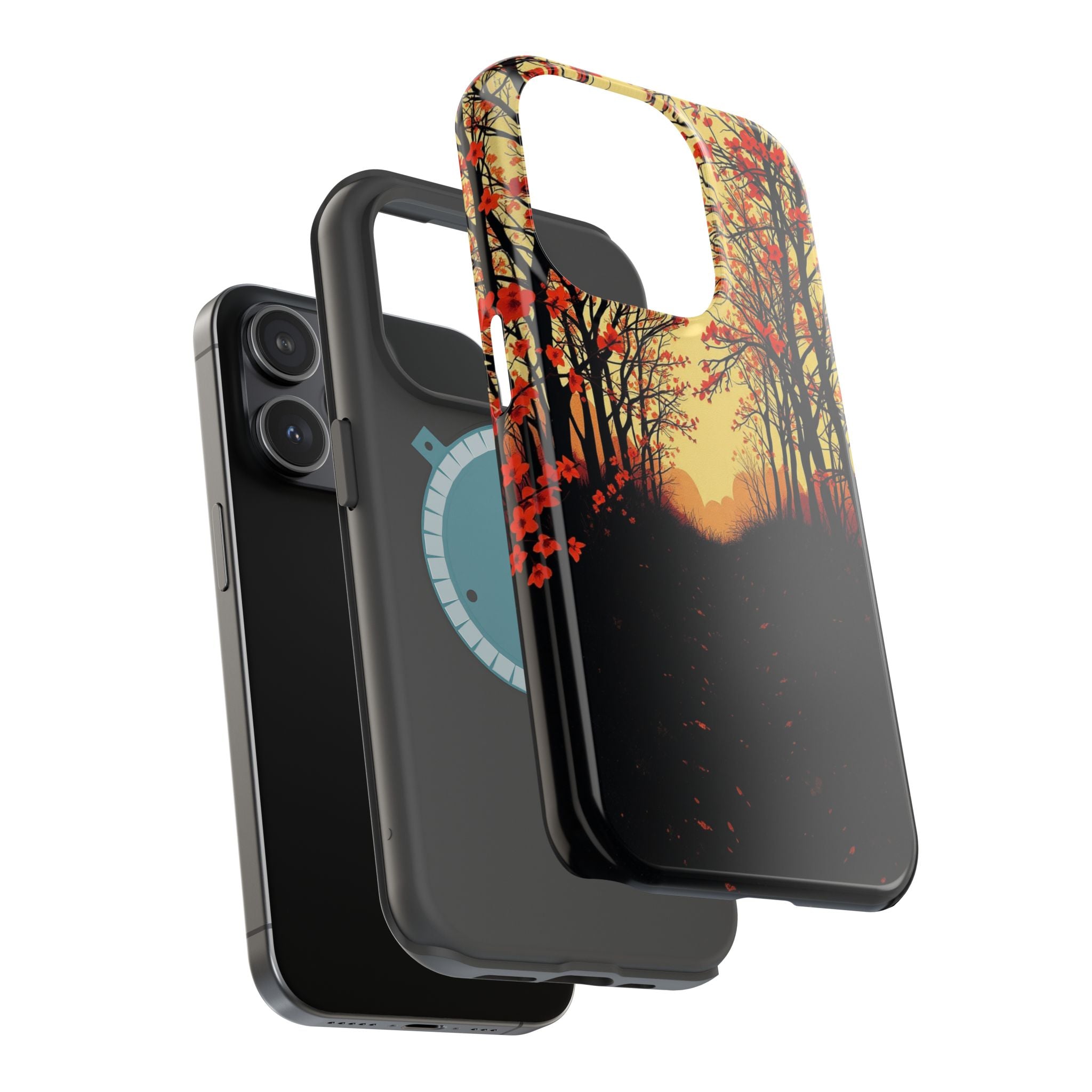 iPhone Dreamy Blossom Trail Design Bold Modern Everyday Snap Case · iPhone Case