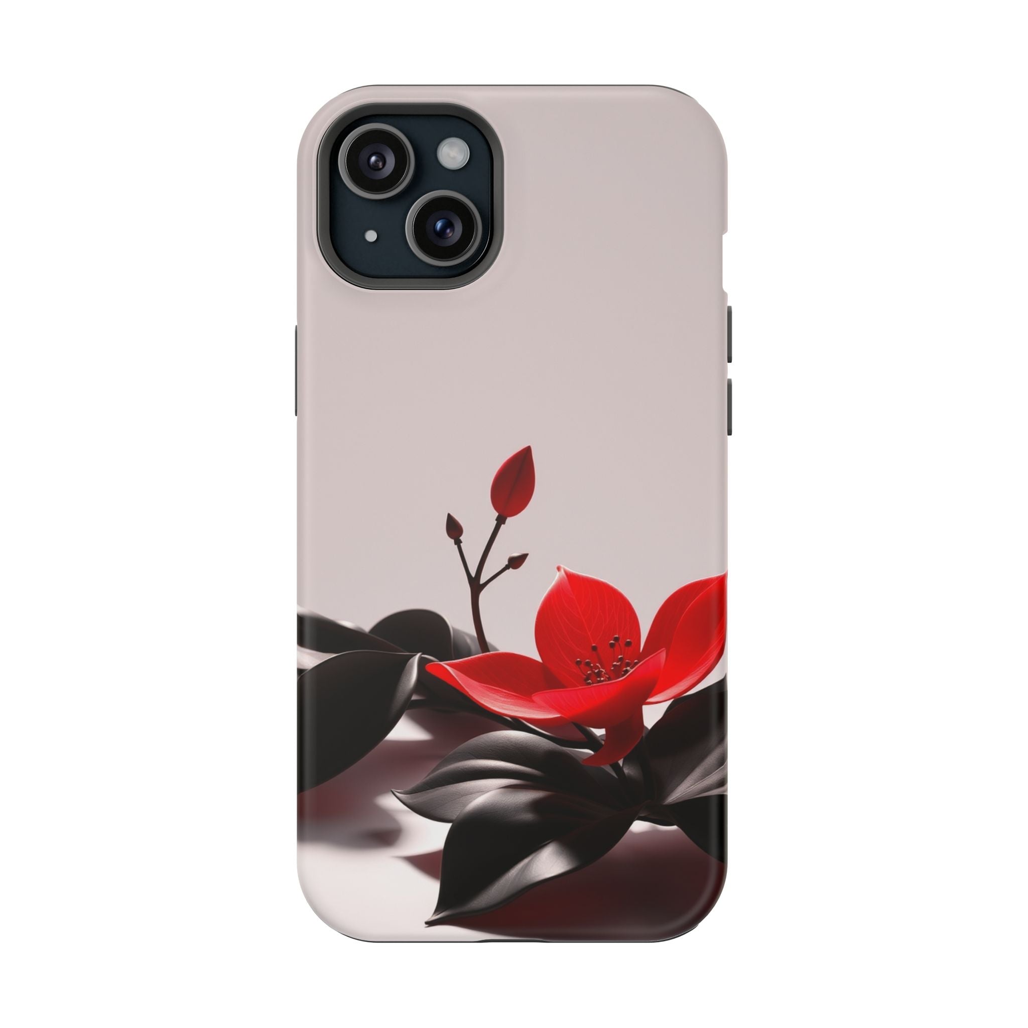 iPhone Radiant Bloom and Leaf Design Slim Everyday Designer Case · iPhone Case