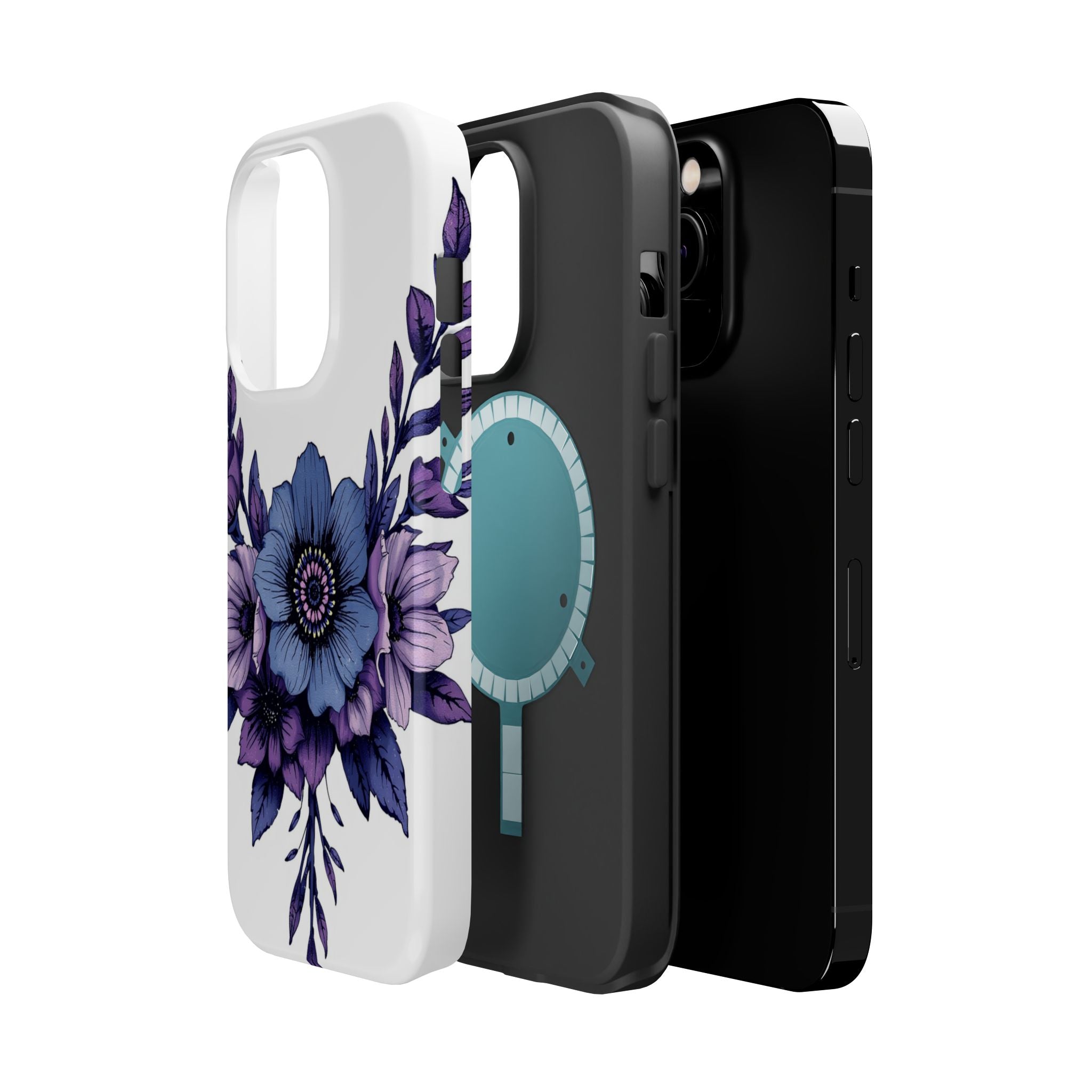 iPhone Floral Crown Grunge Distressed Slim Everyday Designer Case · iPhone Case
