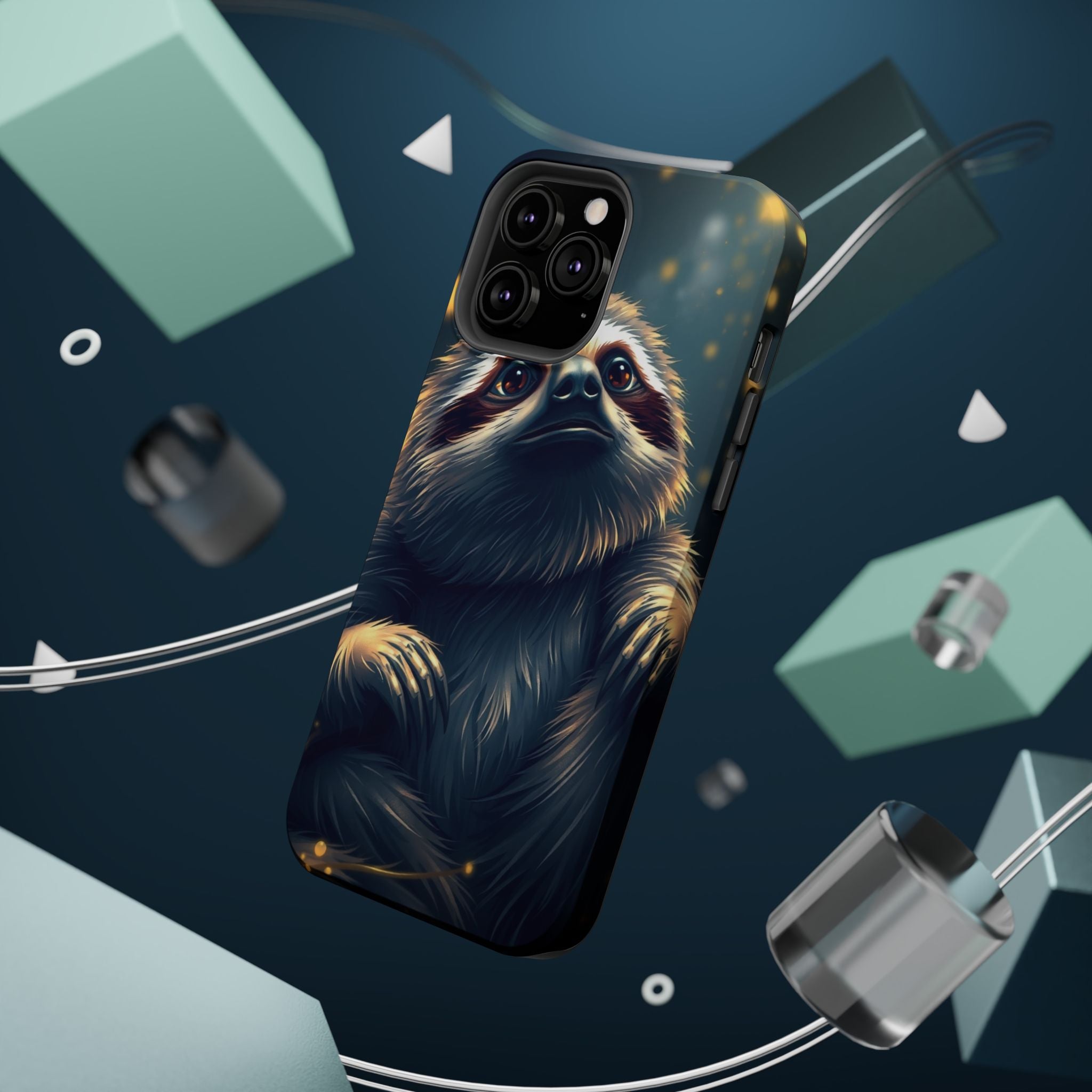 iPhone Vibrant Cozy Sloth Mode Design Slim Everyday Designer Case · iPhone Case