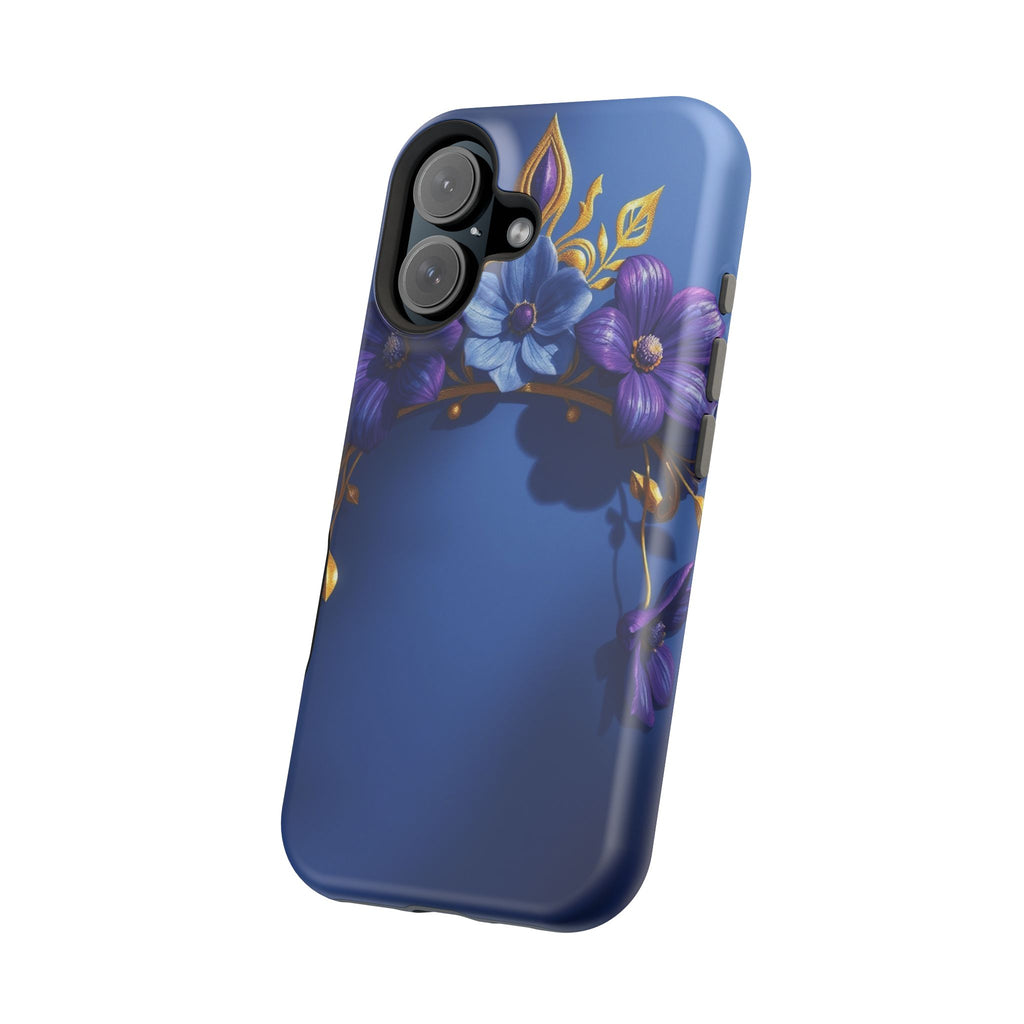 iPhone Vibrant Floral Crown Design 14 Slim Everyday Designer Case · iPhone Case