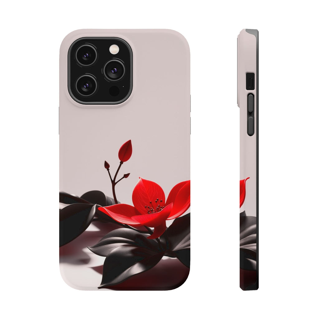 iPhone Radiant Bloom and Leaf Design Slim Everyday Designer Case · iPhone Case