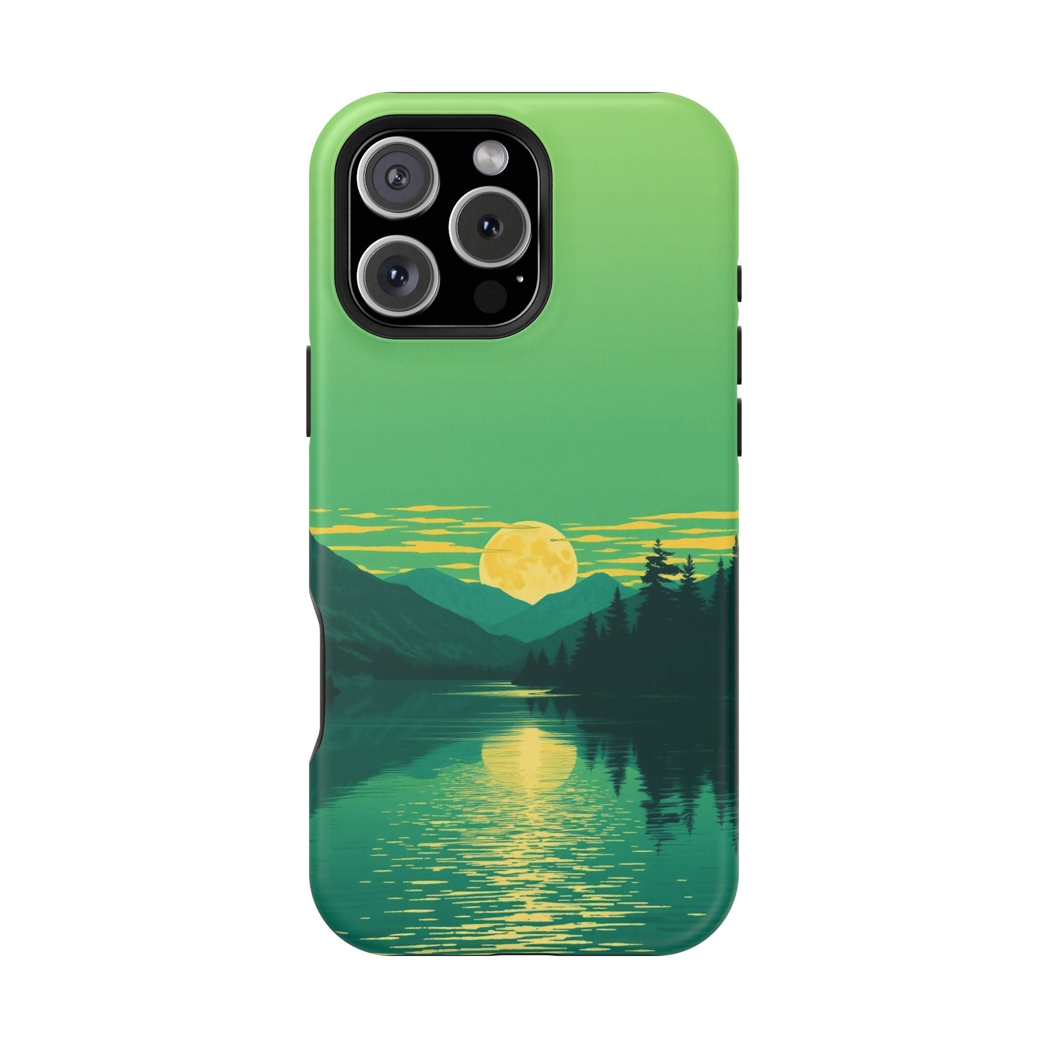 iPhone Lake at Twilight Risograph Print Slim Everyday iPhone Designer · iPhone C