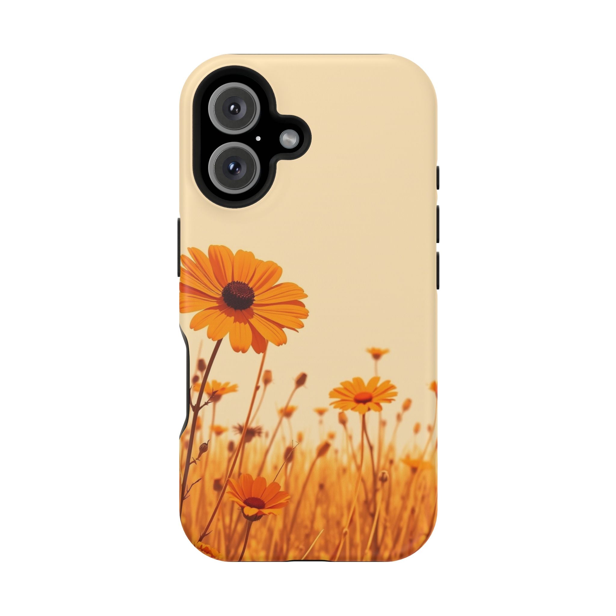 iPhone Wildflower Field Minimalist Line Art Slim Everyday Designer Case · iPhone