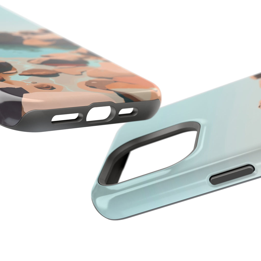 iPhone Tidal Pool Oil Painting Impressionist Slim iPhone Everyday · iPhone Case