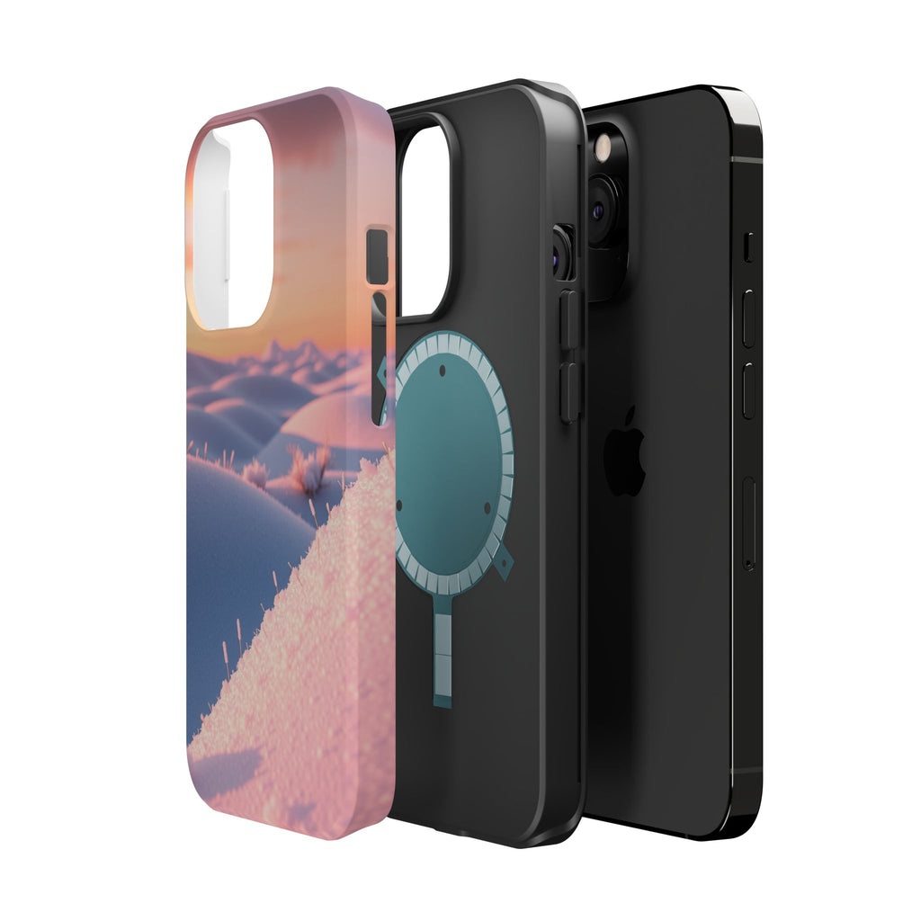 iPhone Snow Field 3D Digital Slim Everyday Designer Case · iPhone Case