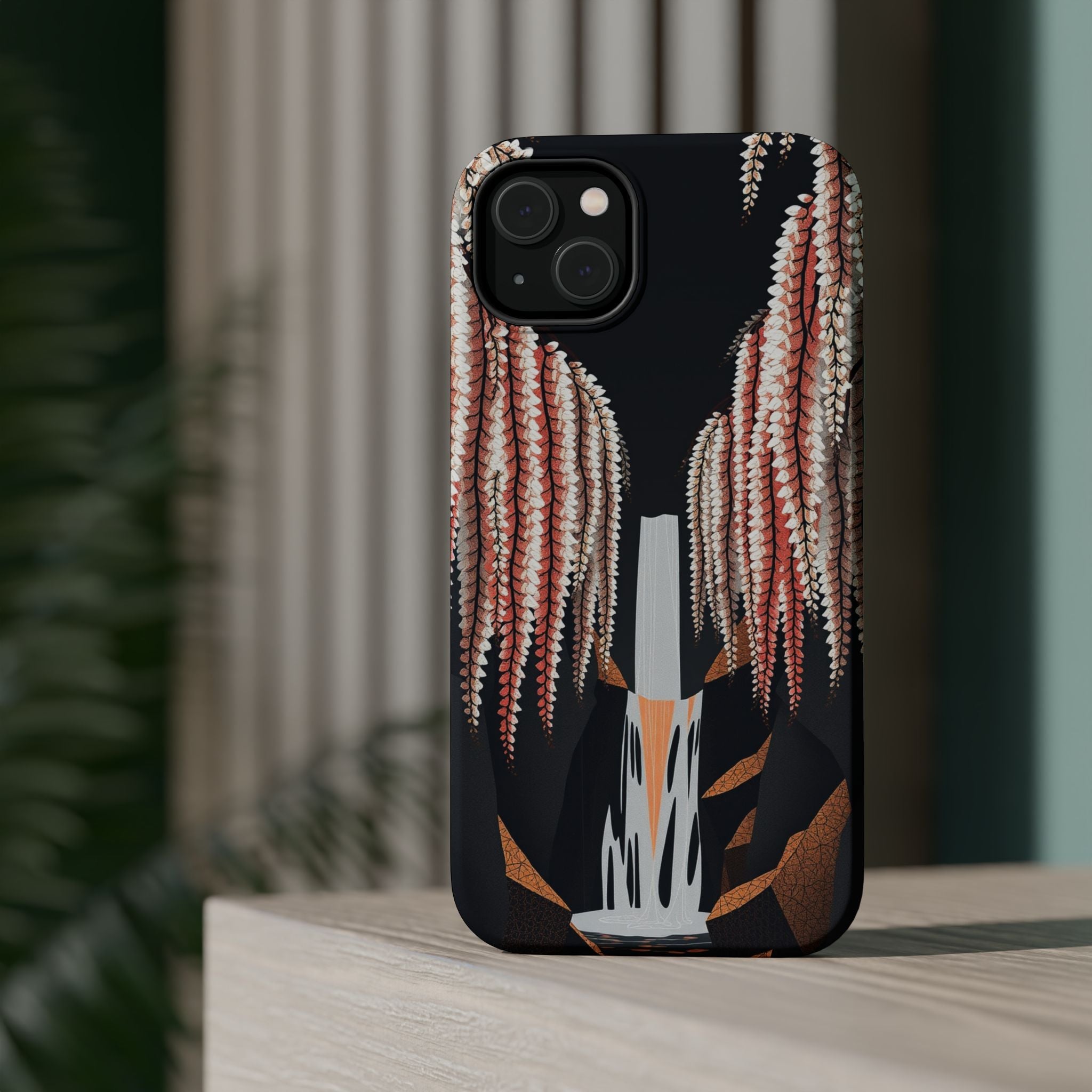 iPhone Earthy Wisteria Cascade Design Slim Everyday iPhone 10 Designer · iPhone