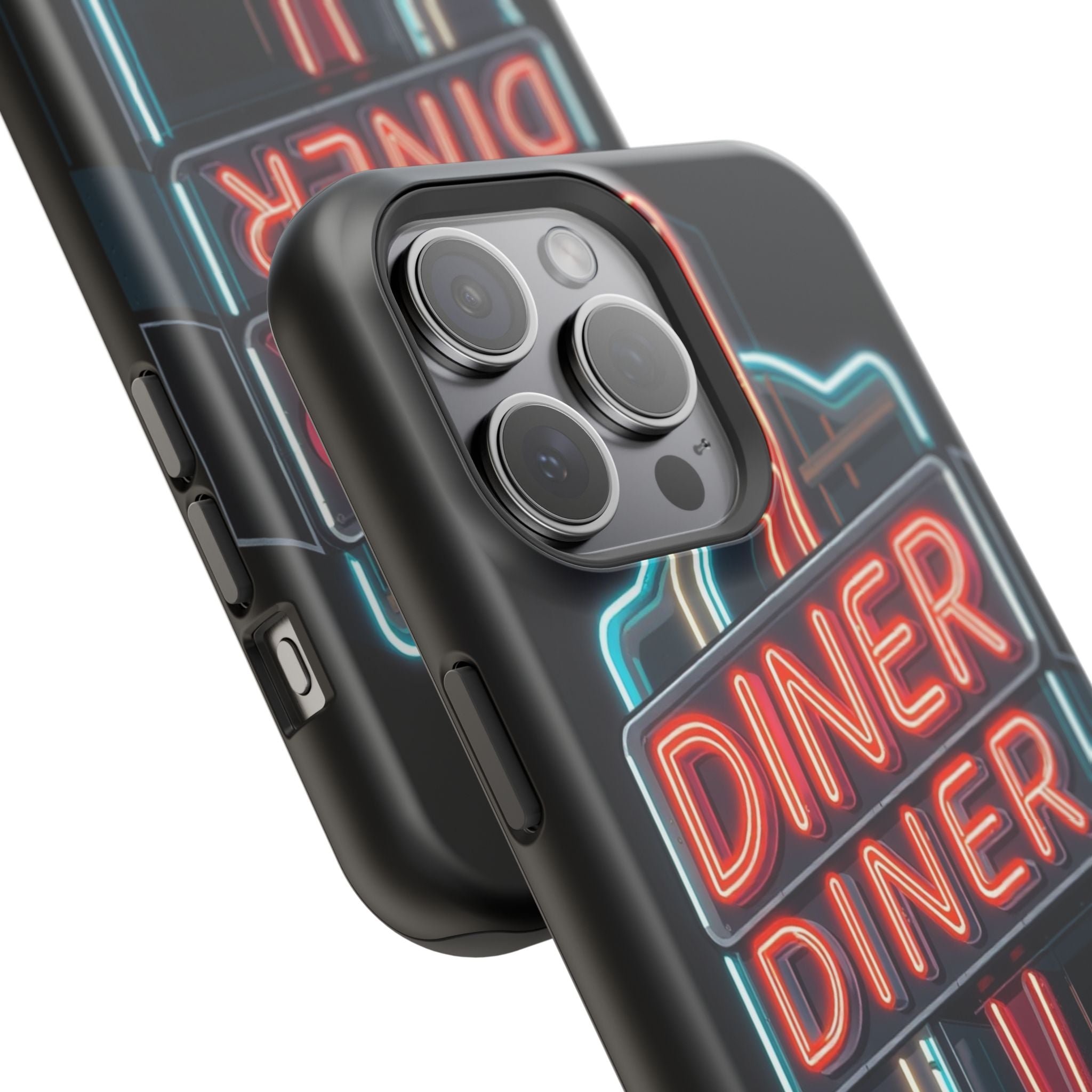iPhone Neon Diner Sign Electric Art Slim Everyday Designer Case · iPhone Case