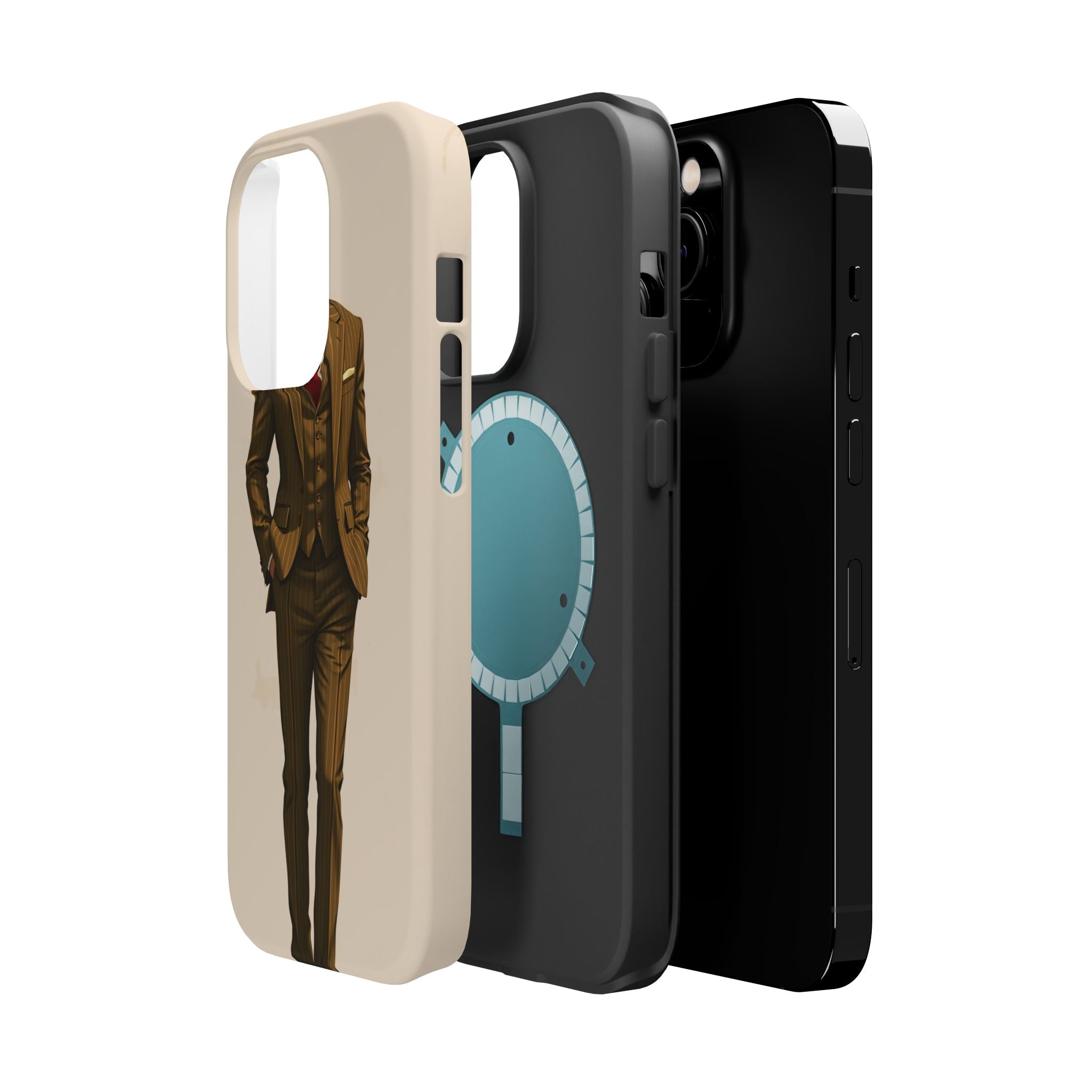 iPhone Pinstripe Suit Grunge Distressed Slim Everyday Designer Case · iPhone Cas