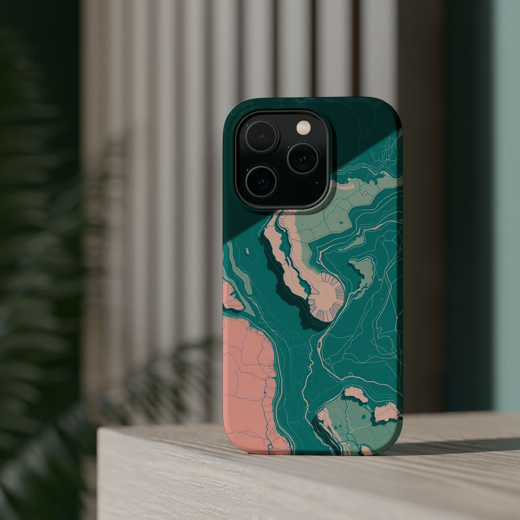 iPhone Earthy River Delta Aerial Design Slim Everyday iPhone 18 · iPhone Case
