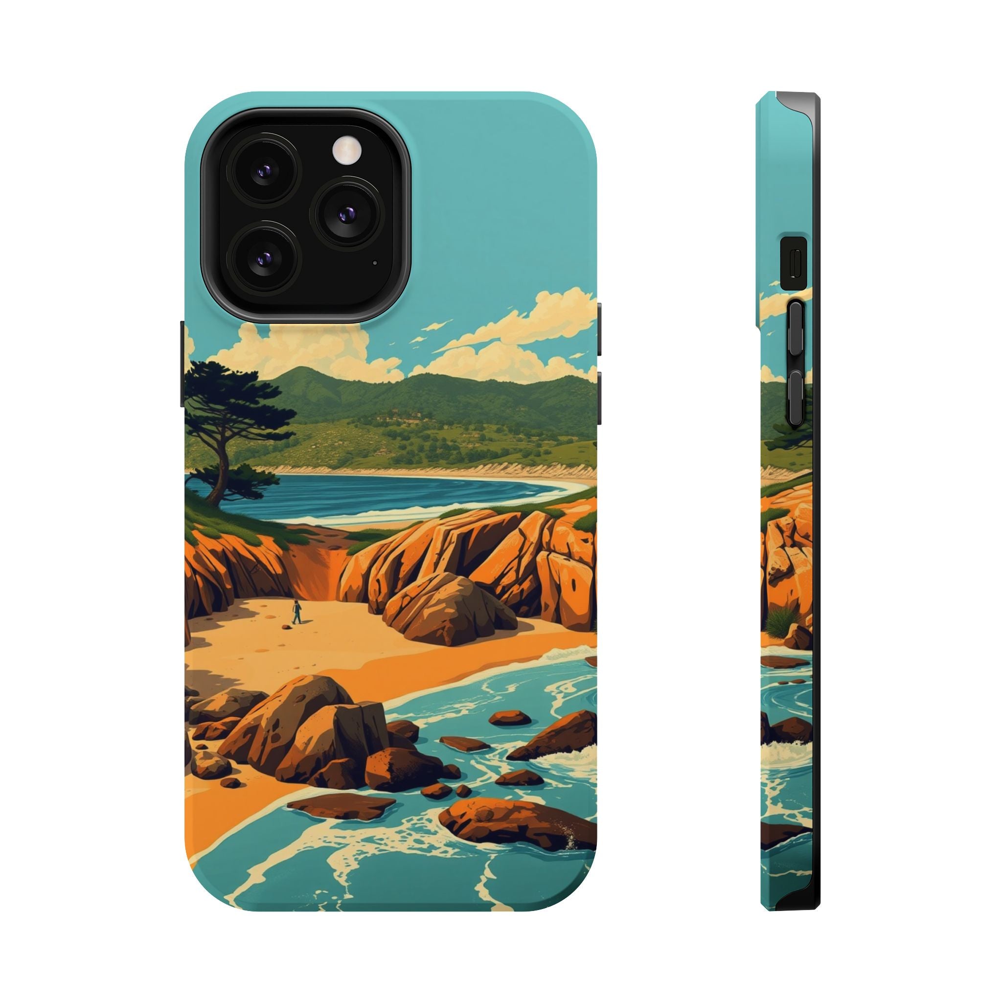 iPhone Pebble Beach Vintage Retro Poster Slim Everyday iPhone Designer · iPhone