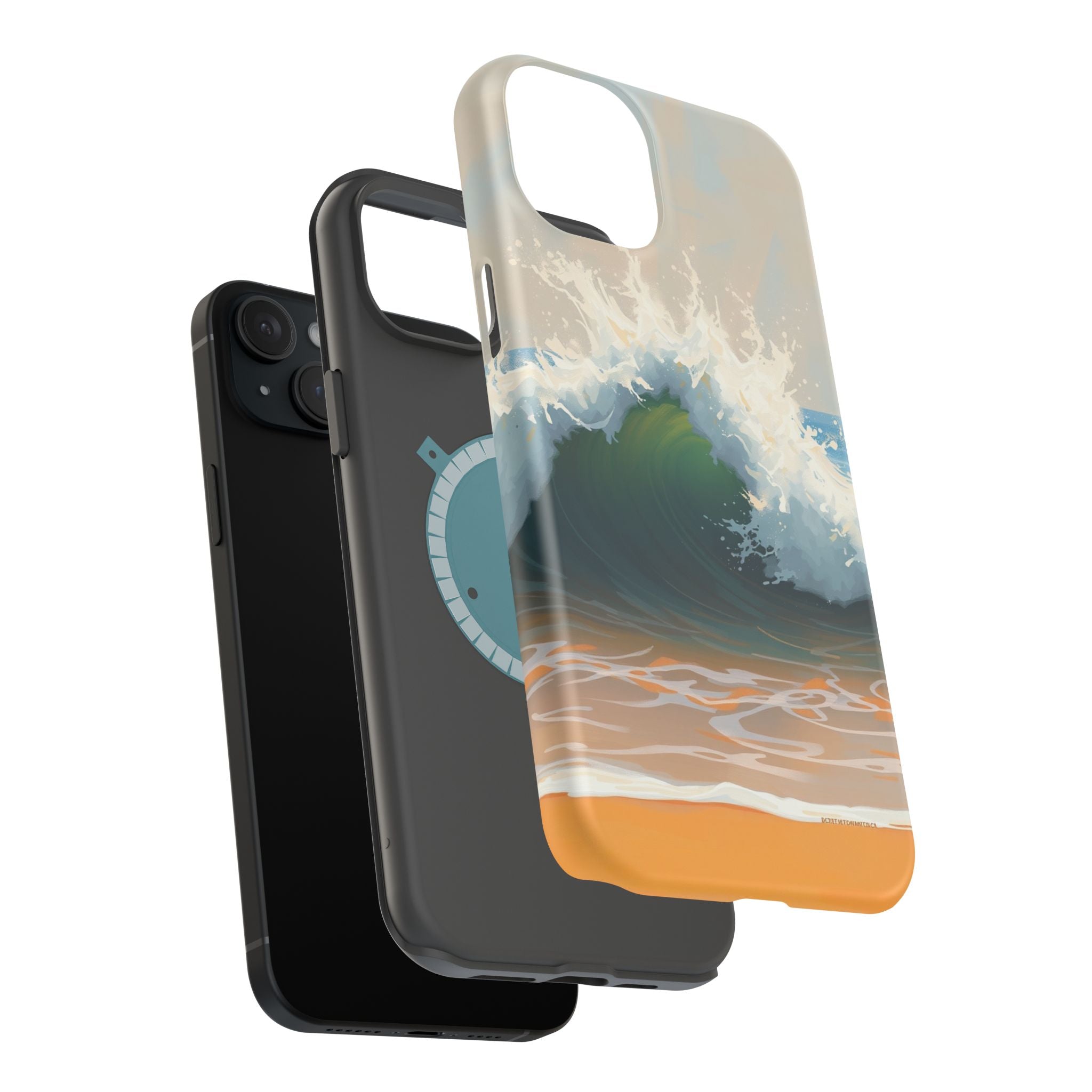 iPhone Radiant Ocean Wave Crash Design Slim Everyday Designer Case · iPhone Case