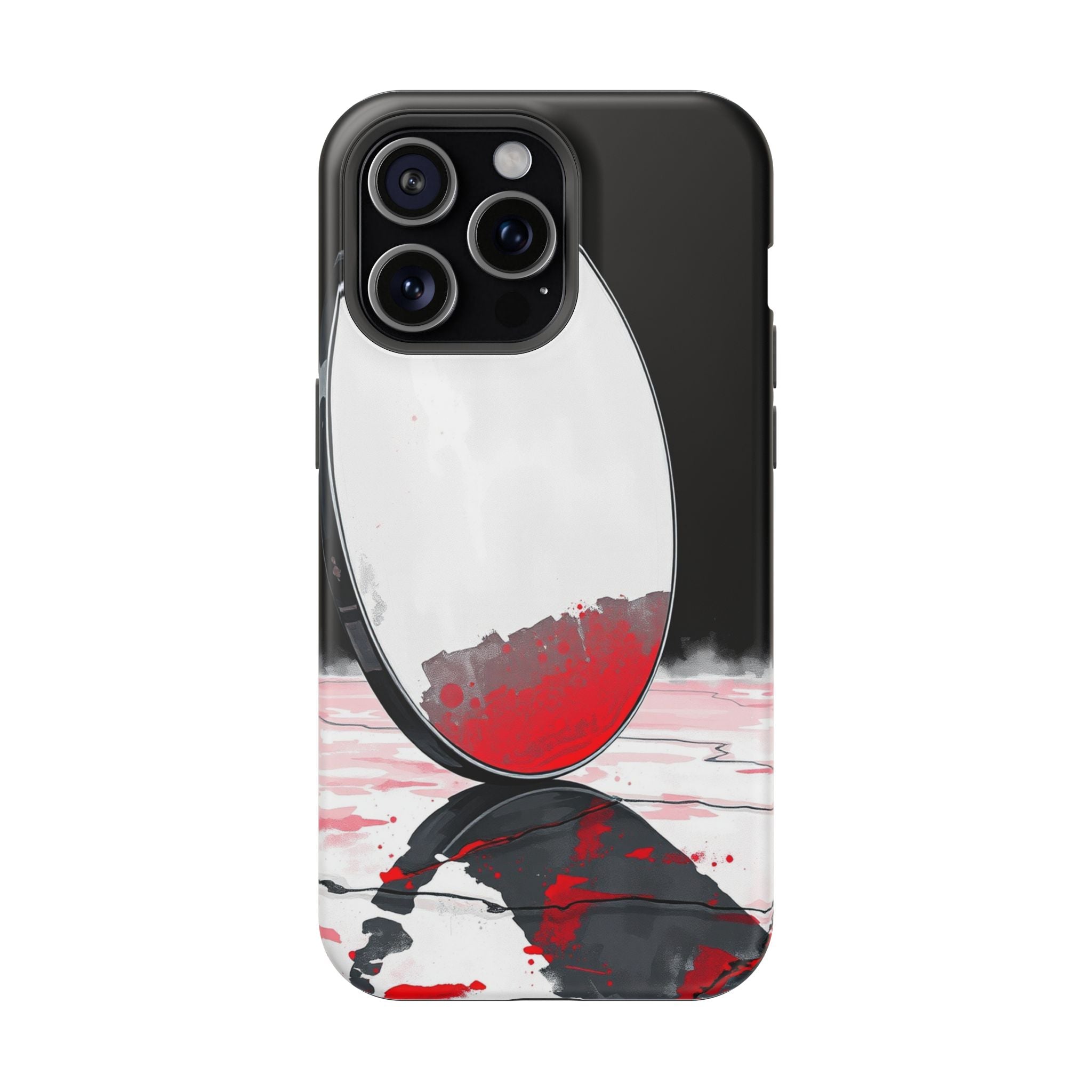 iPhone Earthy Salt Flat Mirror Design Slim Everyday Designer Case · iPhone Case