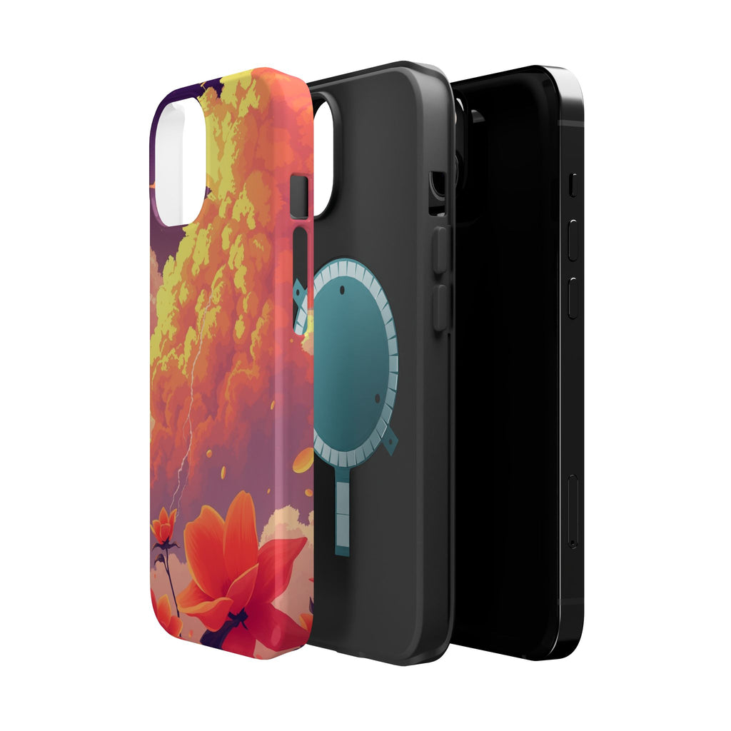 iPhone Sunset Amber And Peach Petal Storm Slim iPhone Everyday Designer · iPhone