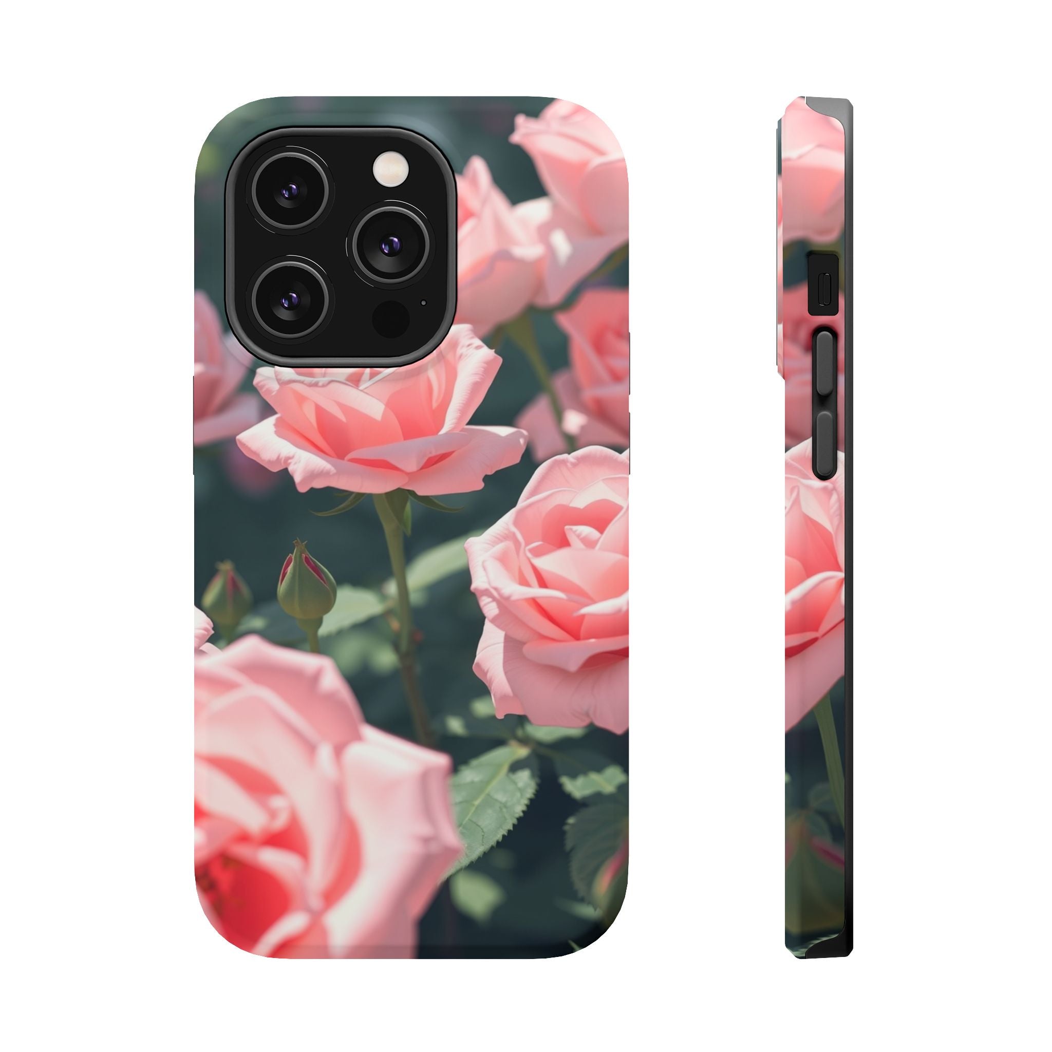 iPhone Mint And Blush Rose Garden Bold Modern Everyday Snap Case · iPhone Case
