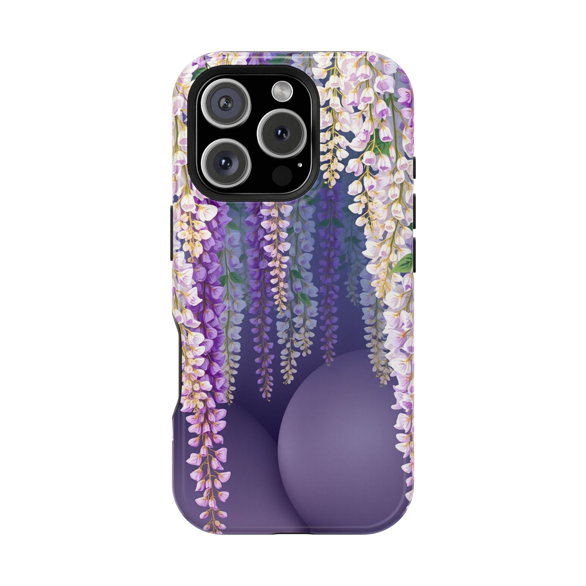 iPhone Mint And Blush Wisteria Cascade Slim Everyday Designer Case · iPhone Case