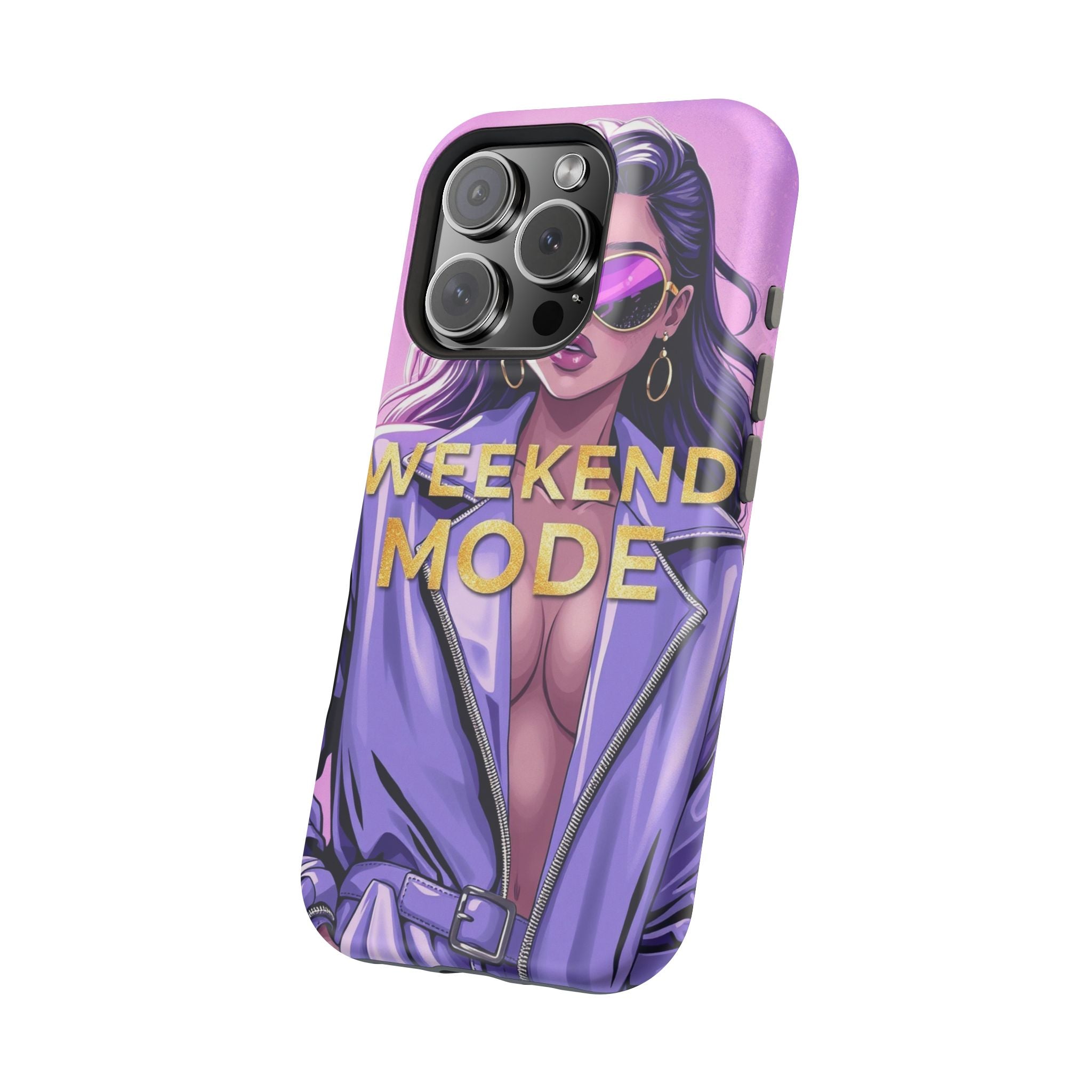 iPhone Lavender And Pearl Weekend Mode On Slim Everyday Designer Case · iPhone C