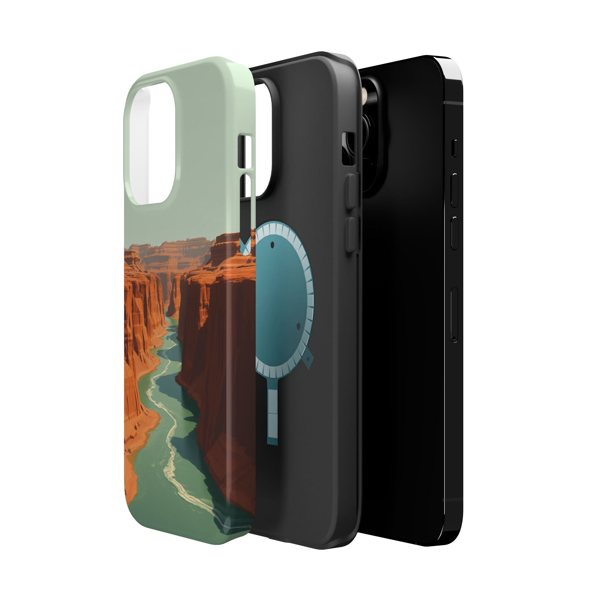 iPhone Burnt Orange And Sand River Canyon Slim iPhone Everyday Designer · iPhone