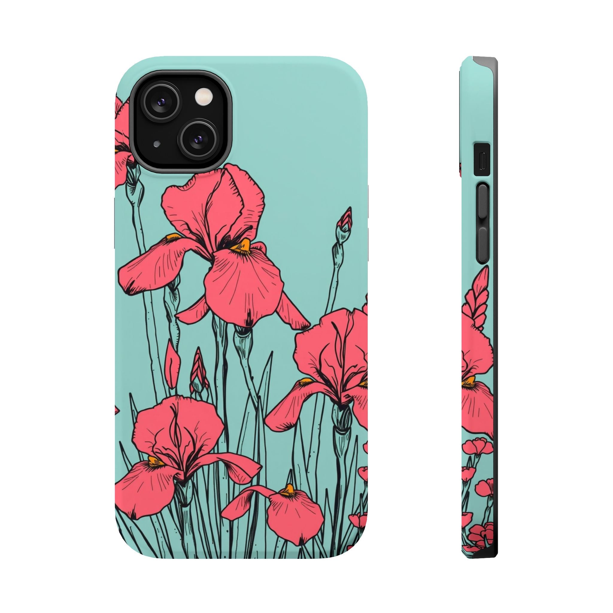 iPhone Iris Garden Bold Art Slim Everyday Designer Case · iPhone Case Quiet Mood
