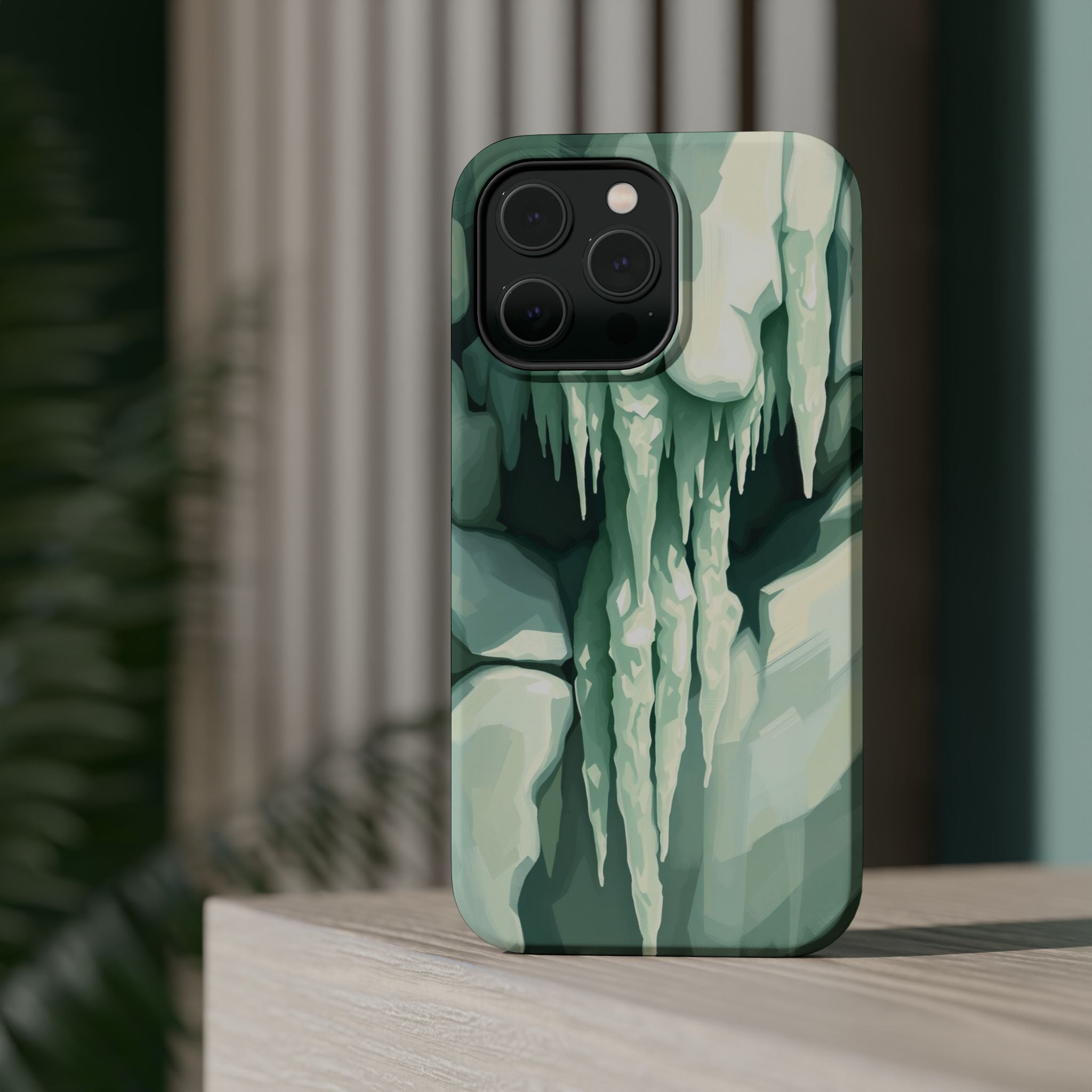 iPhone Earthy Icicle Formation Design Slim Everyday Designer Case · iPhone Case