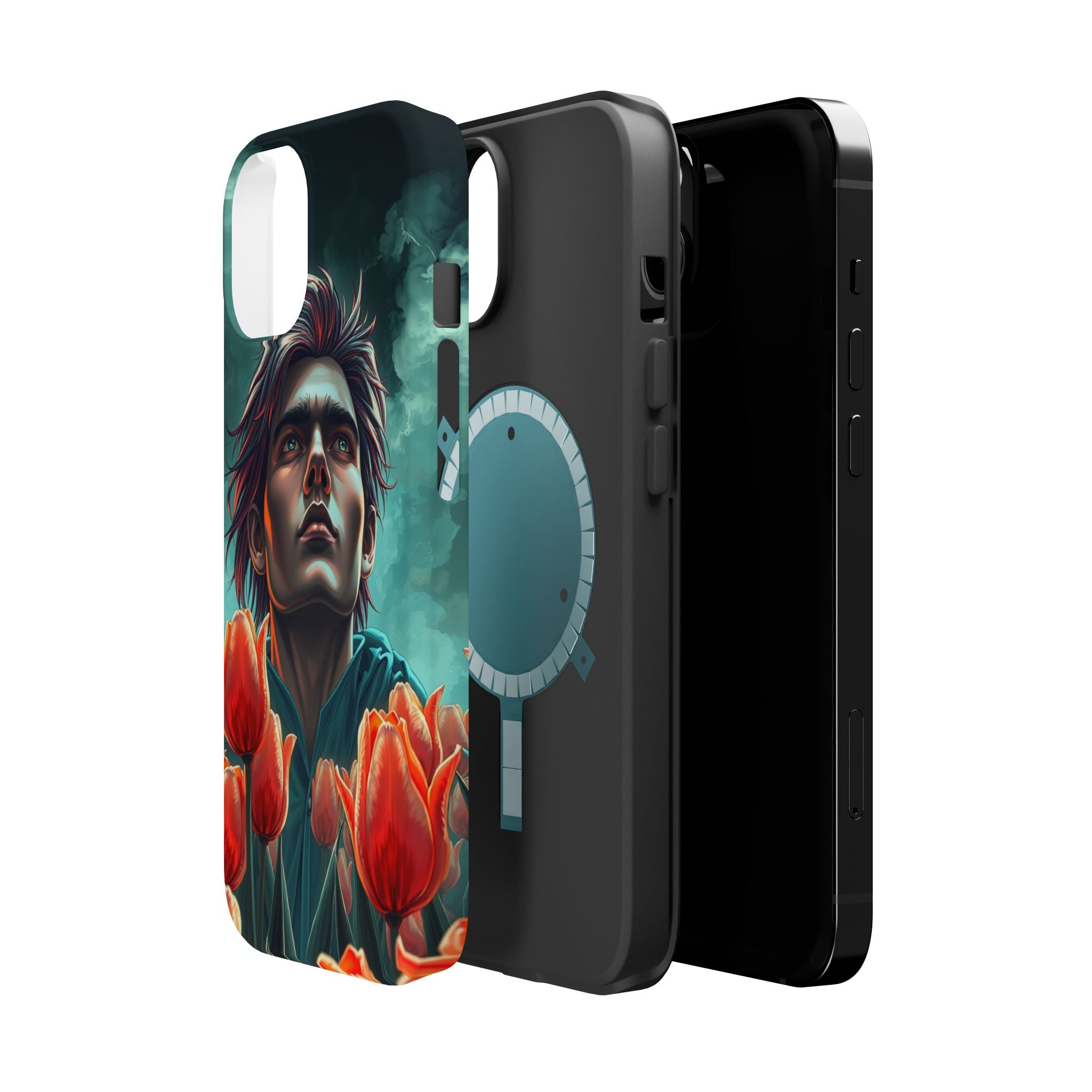 iPhone Tulip Row Electric Art Slim Everyday Designer Case · iPhone Case