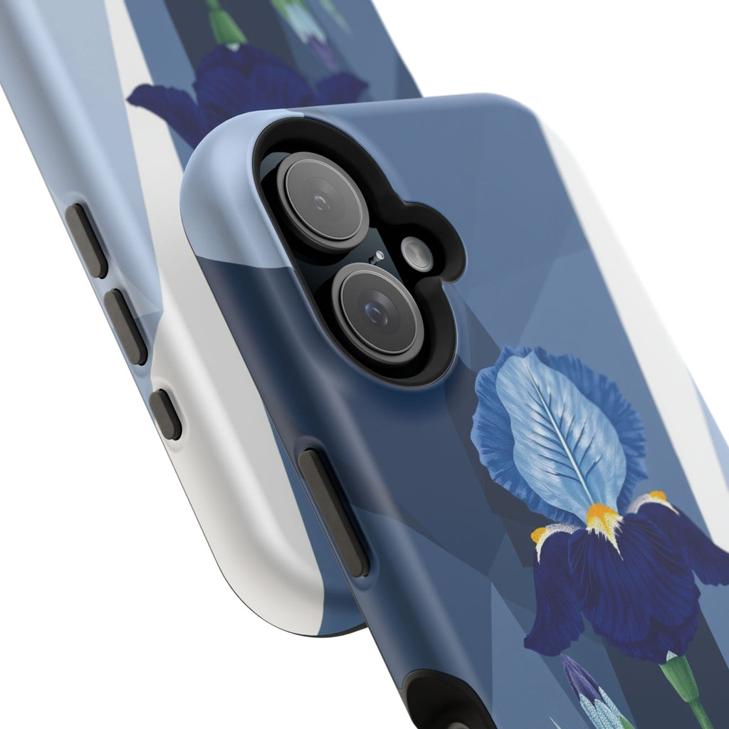iPhone Earthy Iris Garden Design Bold Modern Everyday Snap Case · iPhone Case