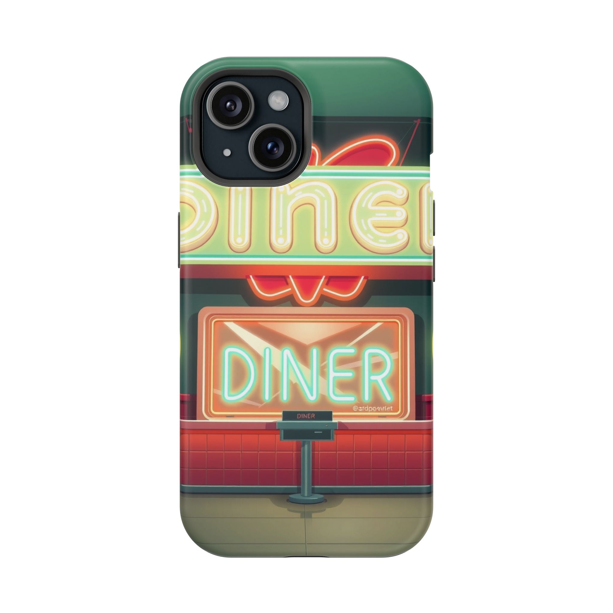 iPhone Neon Diner Sign Mystic Art Bold Modern Everyday Snap Case · iPhone Case