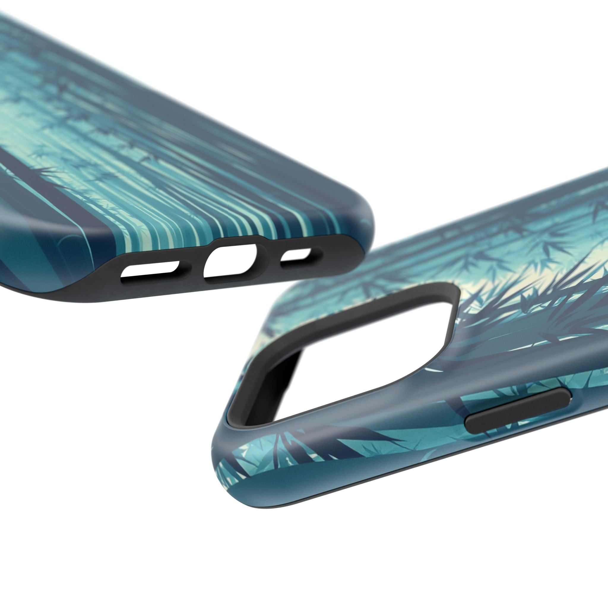 iPhone Mint And Blush Bamboo Grove 18 Slim Everyday Designer Case · iPhone Case