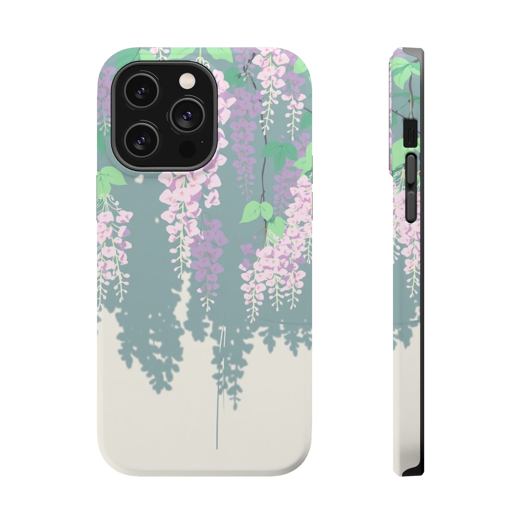 iPhone Dreamy Wisteria Cascade Design Slim Everyday Designer Case · iPhone Case