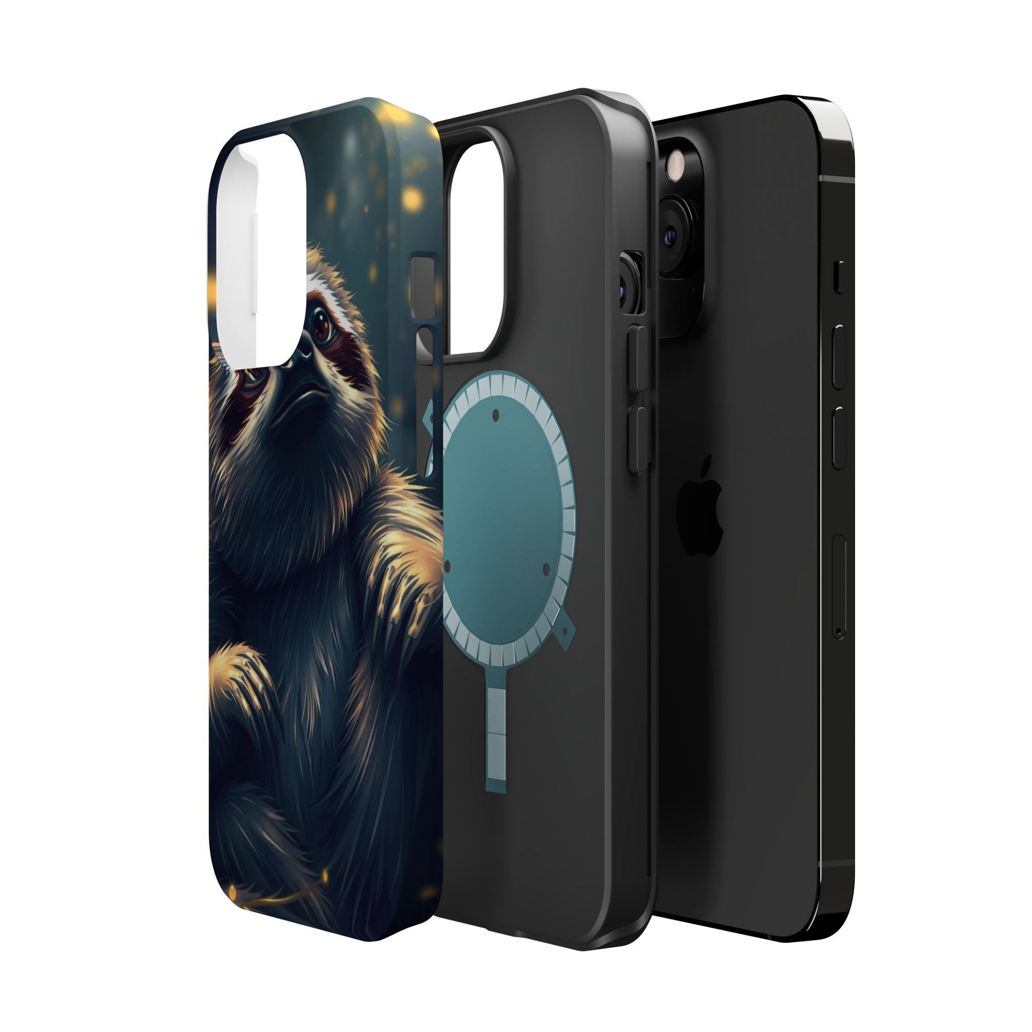 iPhone Vibrant Cozy Sloth Mode Design Slim Everyday Designer Case · iPhone Case