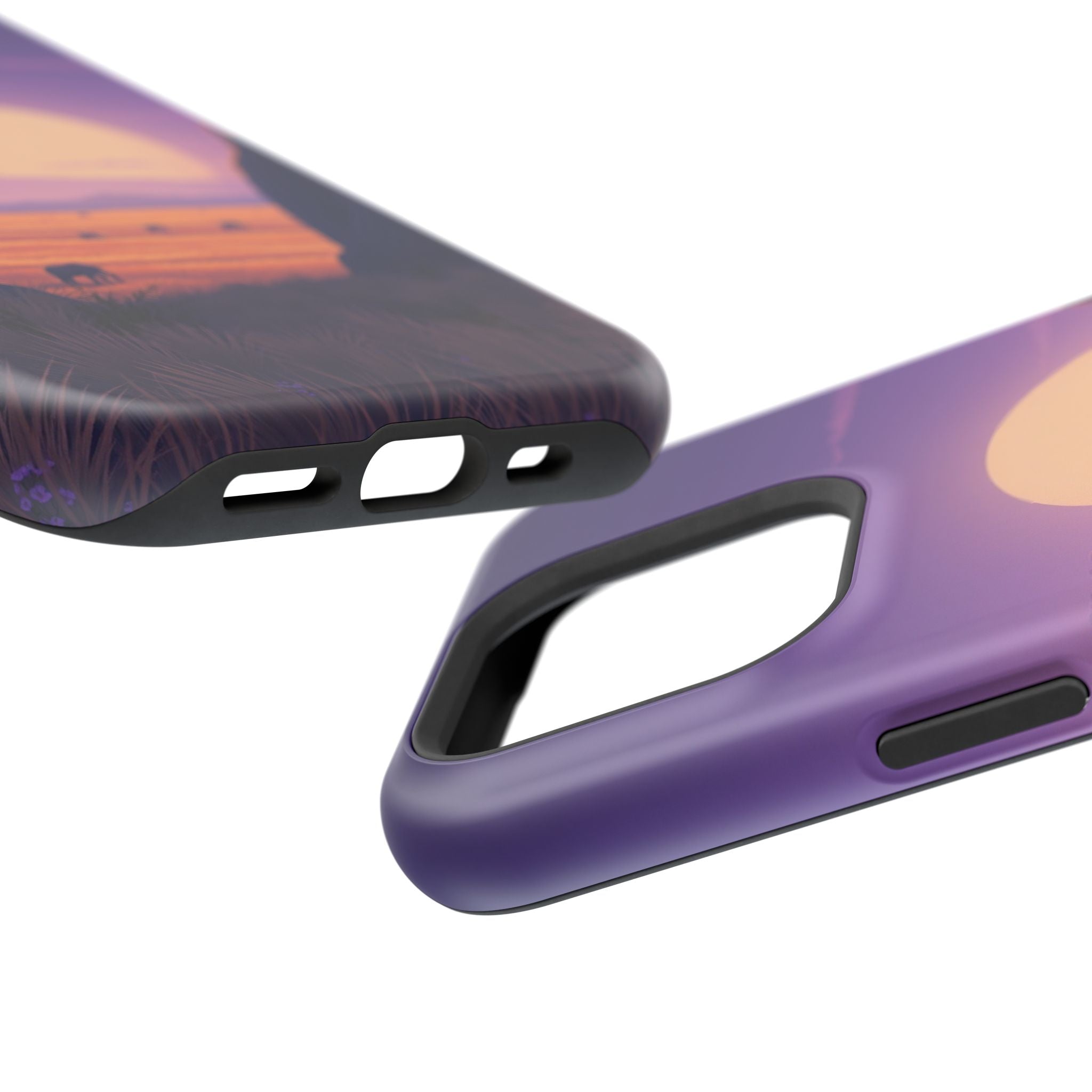 iPhone Lavender And Pearl Savanna Horizon Slim iPhone 18 Everyday · iPhone Case