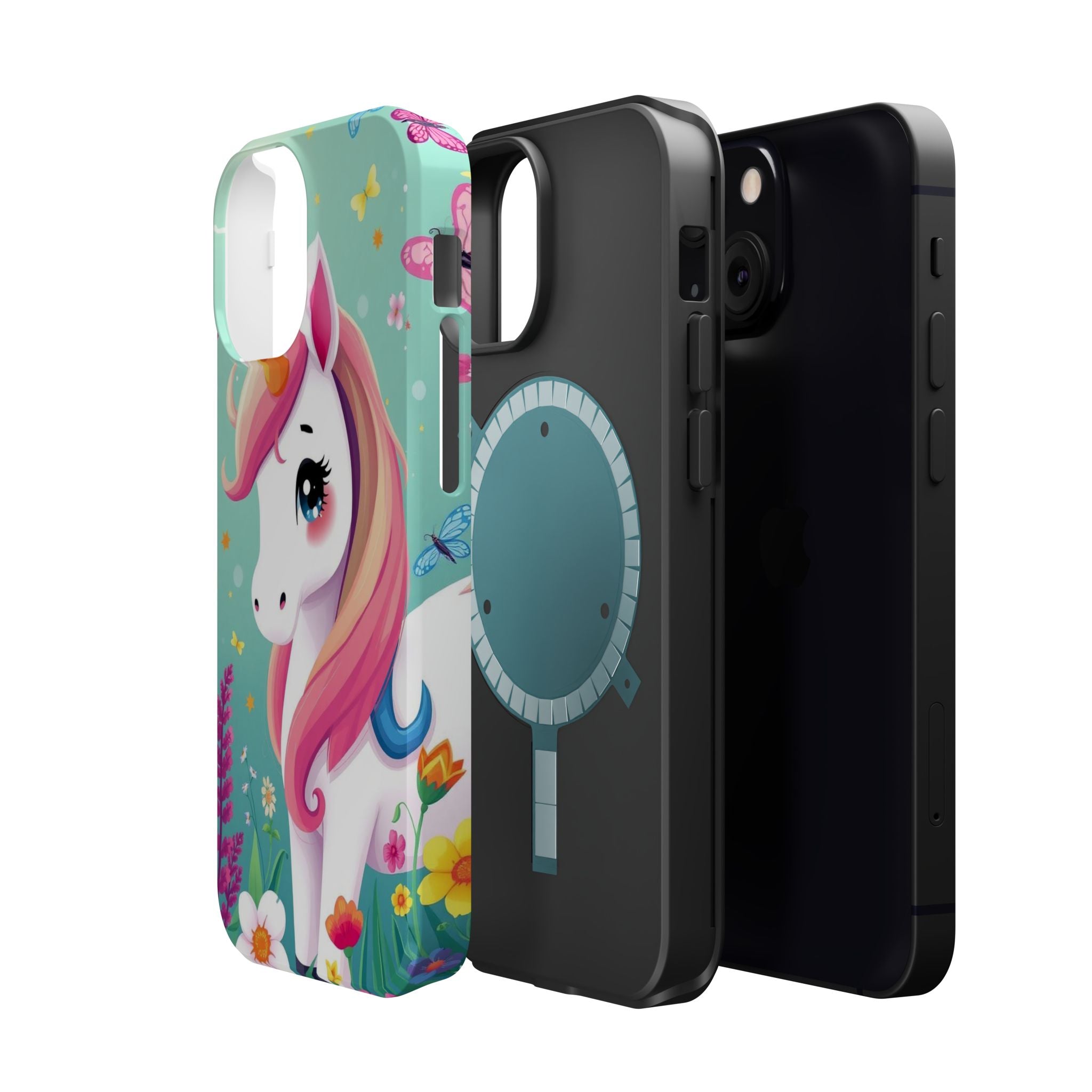 iPhone Dragonfly Unicorn Kids Fun iPhone Phone Case Gift Clean Minimal · iPhone