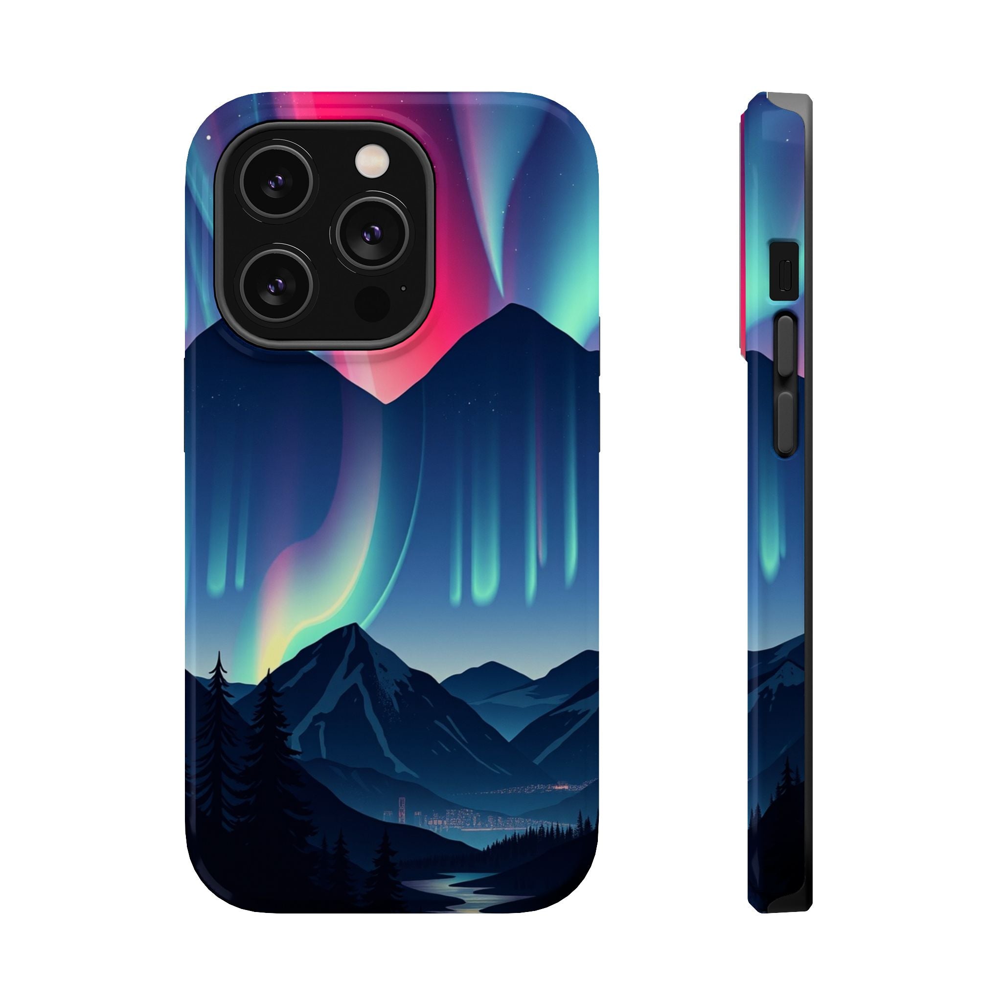 iPhone Dreamy Northern Lights Design Slim Everyday Designer Case · iPhone Case