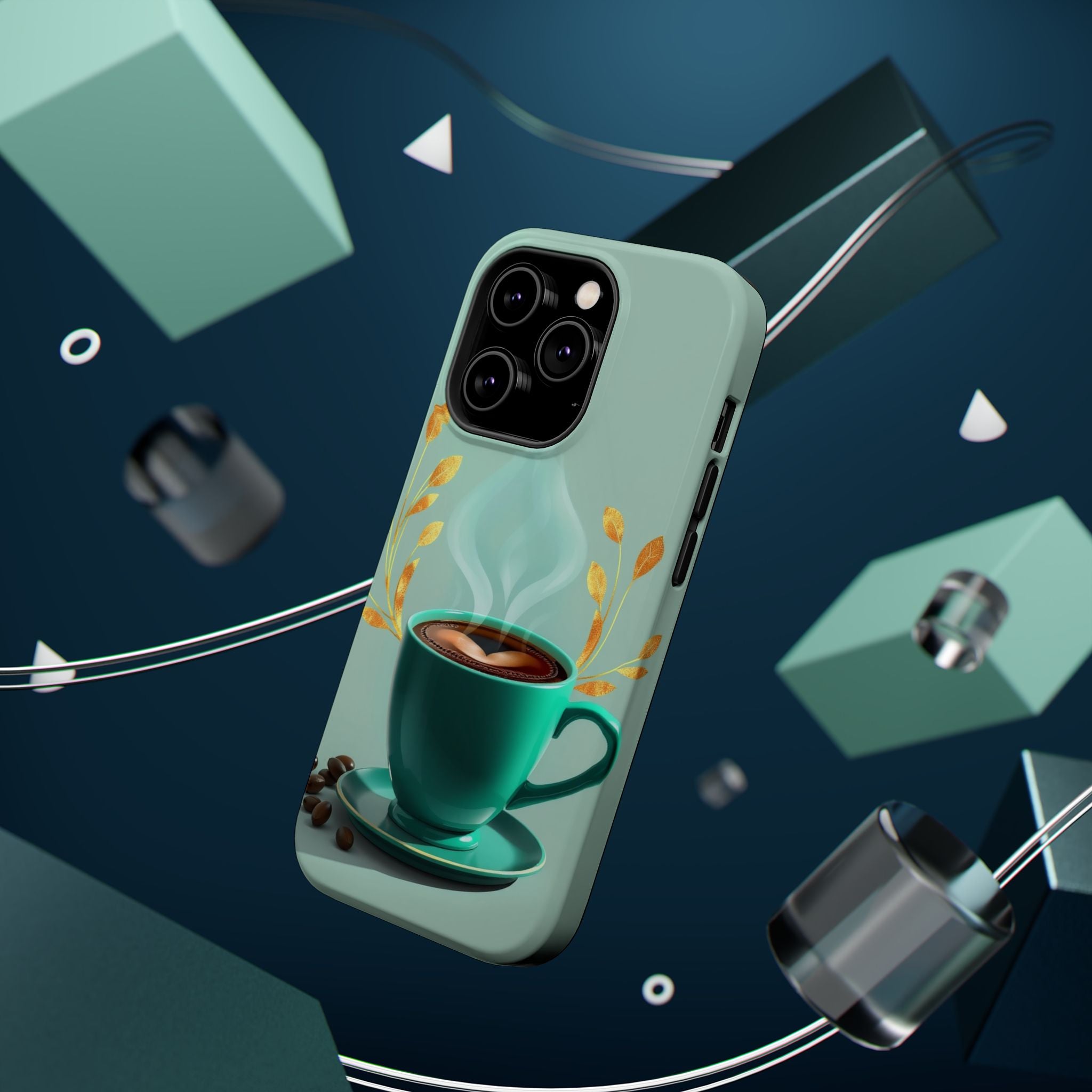 iPhone Radiant Emotional Support Coffee Design Soft Finish Everyday Case · iPhon