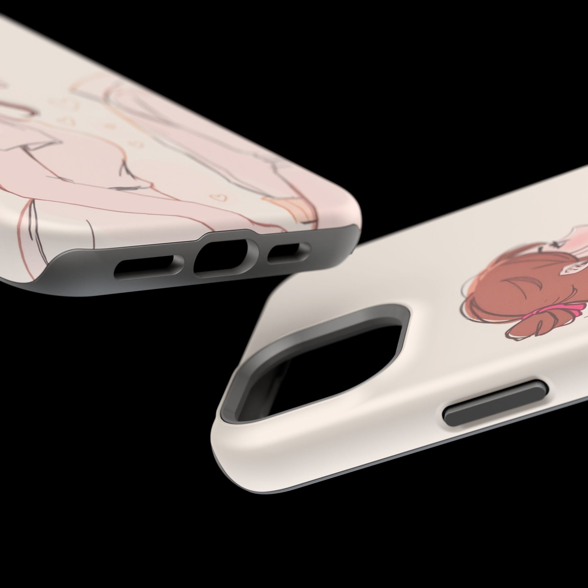 iPhone Serene Main Character Moment Design Slim Everyday Designer Case · iPhone