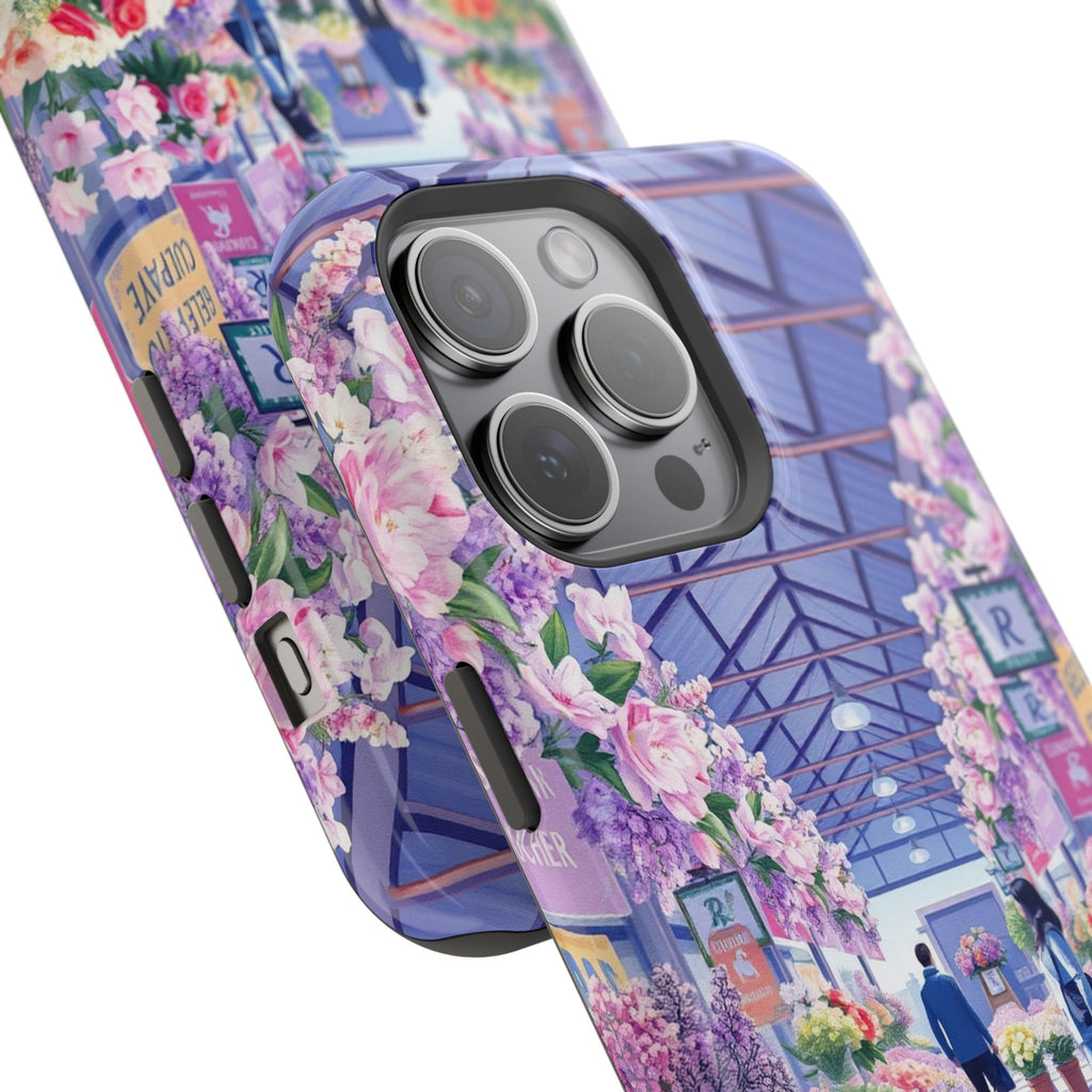 iPhone Flower Market Cinematic Art Clean Minimal Snap Cas Slim Snap Case · iPhon