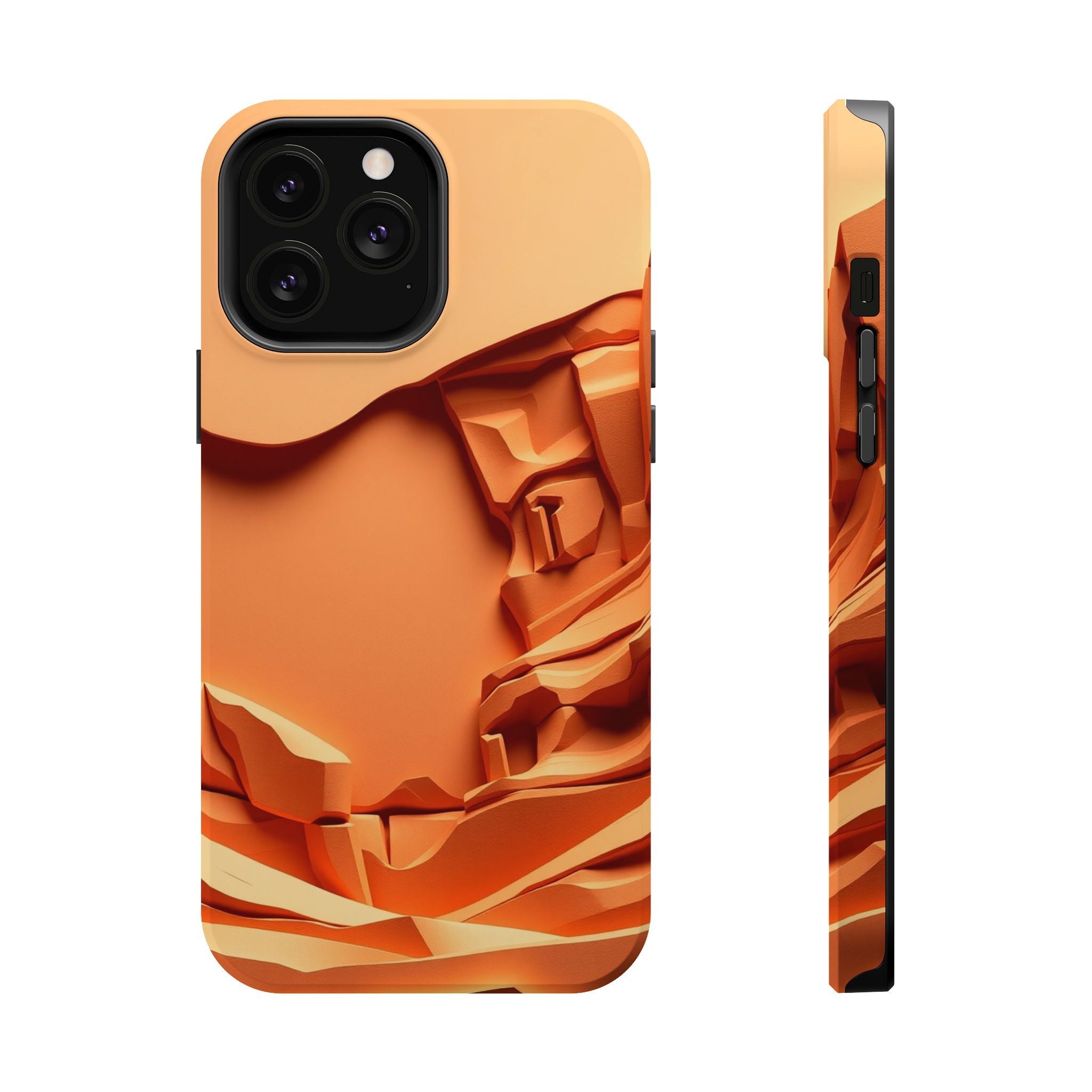 iPhone Burnt Orange And Sand Canyon Wall Slim Everyday iPhone 12 · iPhone Case